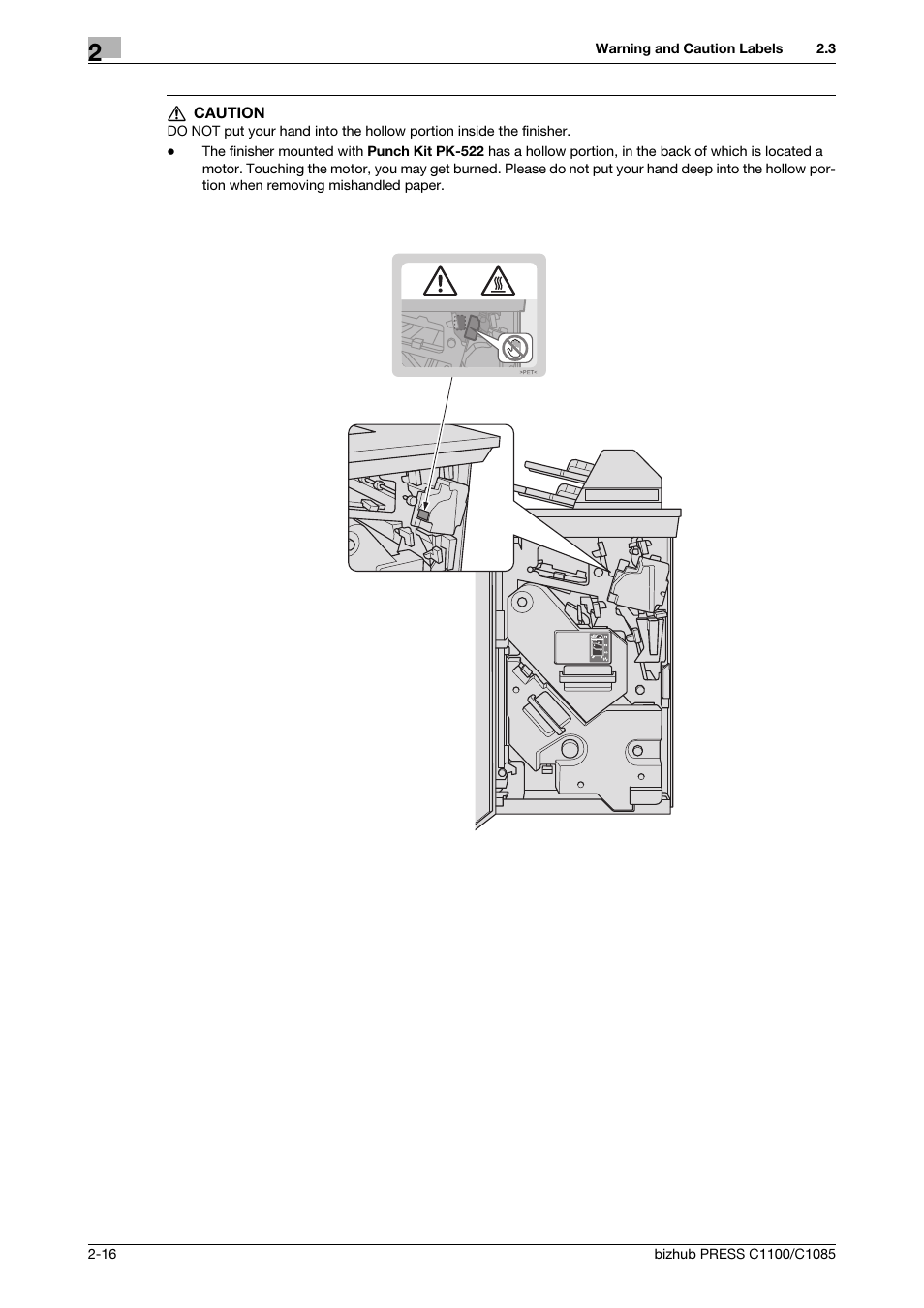 Konica Minolta bizhub PRESS C1085 User Manual | Page 24 / 52