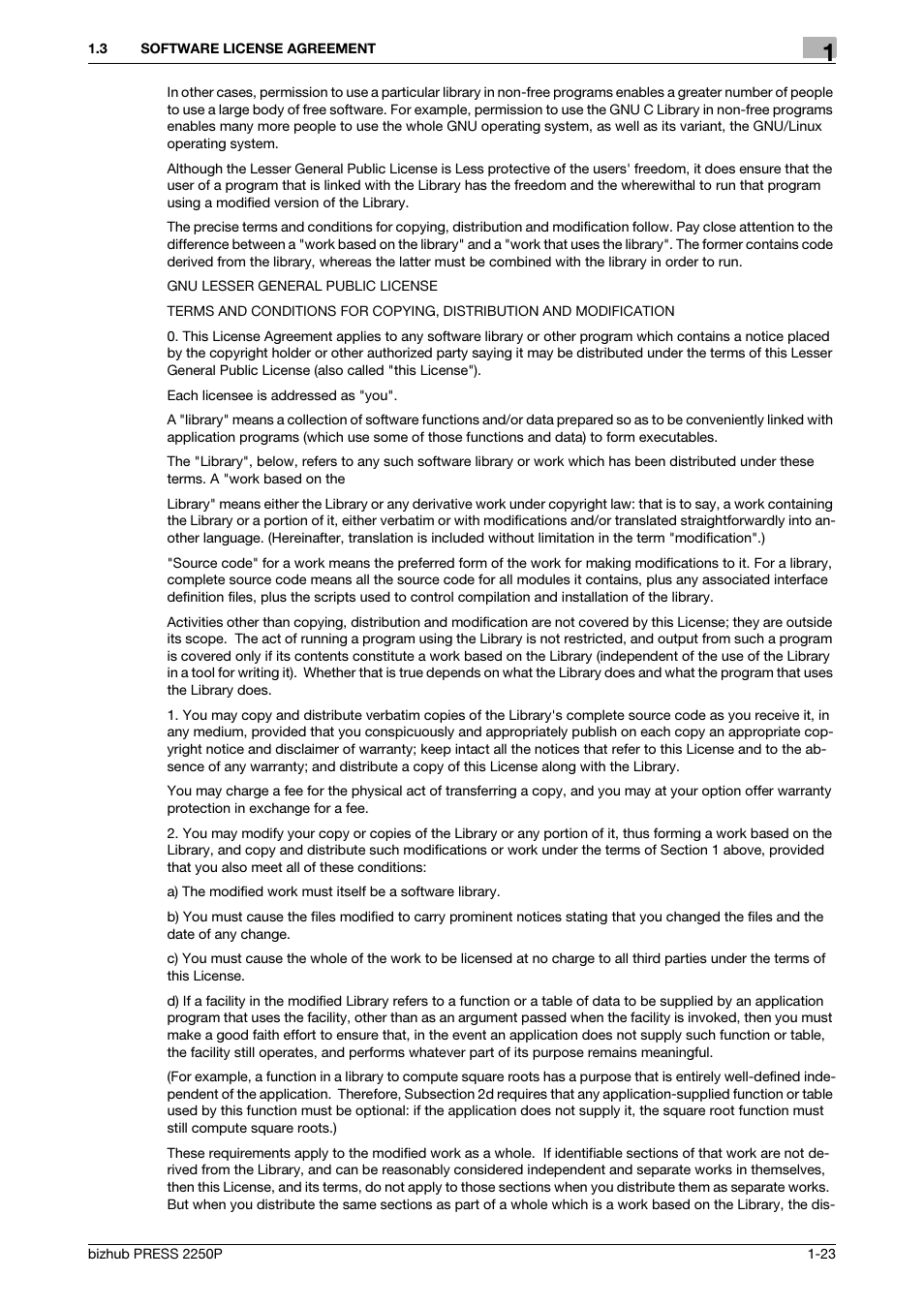 Konica Minolta bizhub PRESS 2250P User Manual | Page 25 / 92