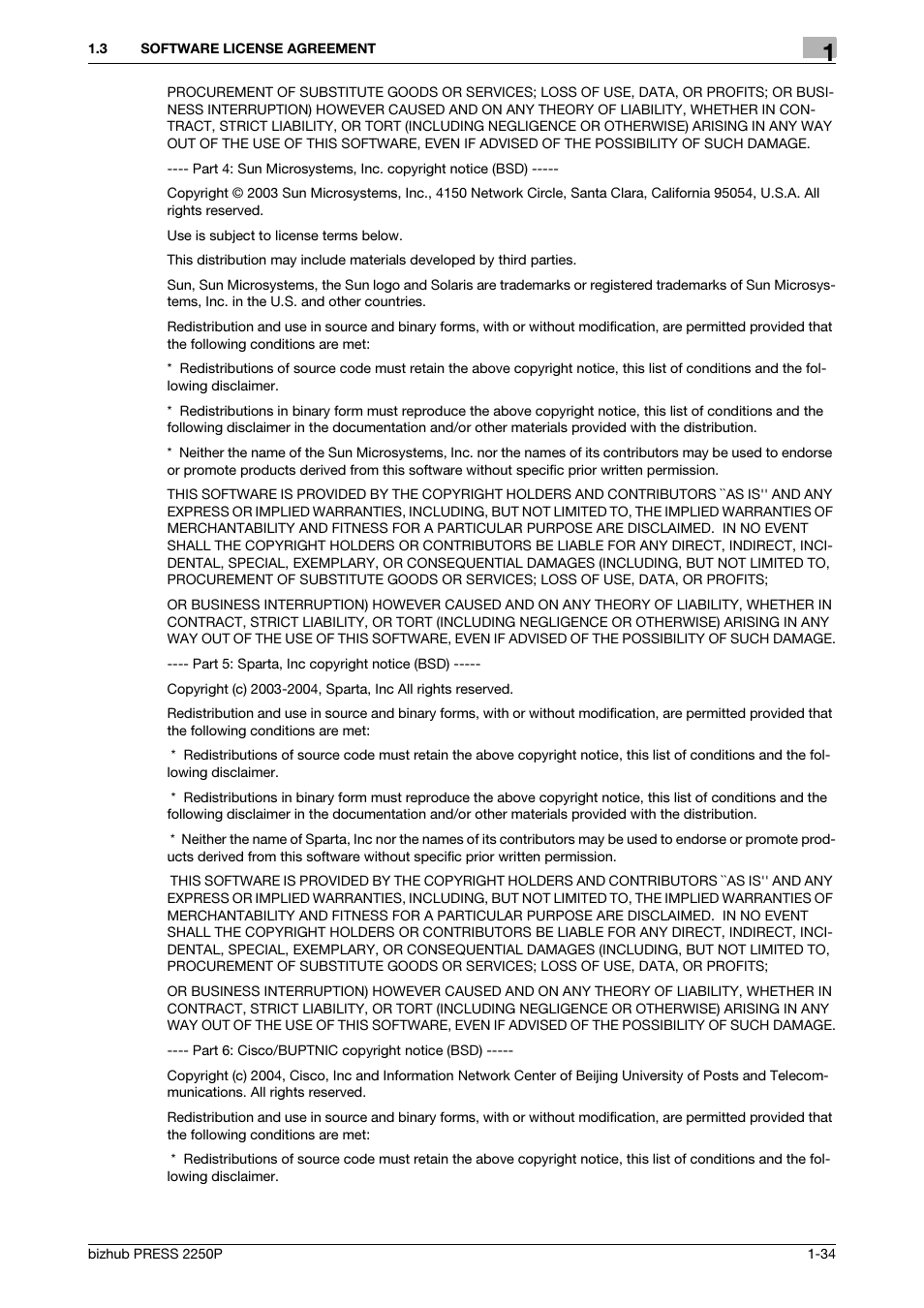 Konica Minolta bizhub PRESS 2250P User Manual | Page 36 / 92