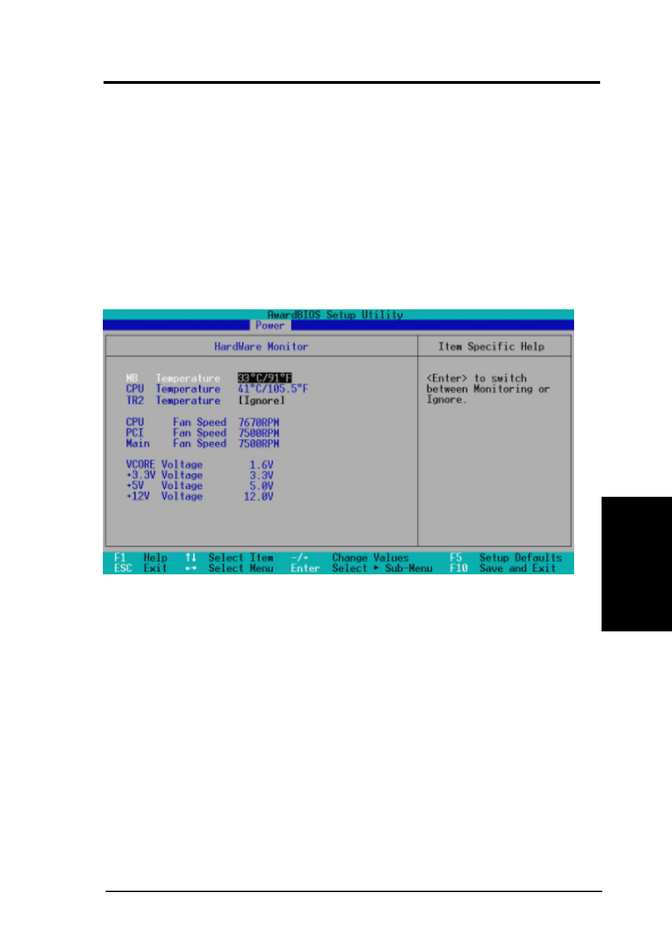 Bios setup, 2 hardware monitor | Asus P4T-E User Manual | Page 71 / 96