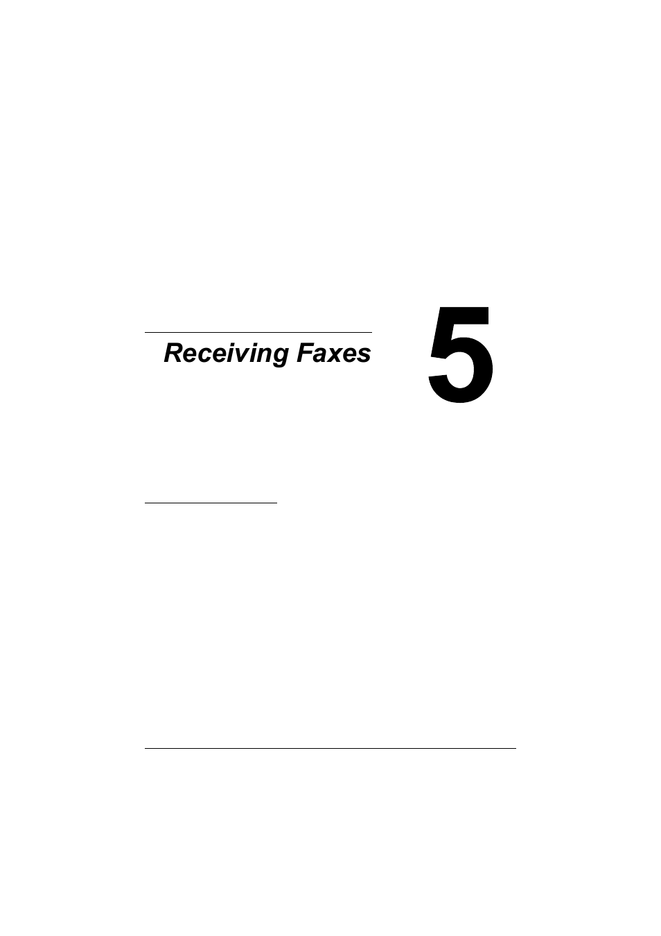 Ch.5 receiving faxes, 5 receiving faxes | Konica Minolta bizhub C20X User Manual | Page 71 / 110