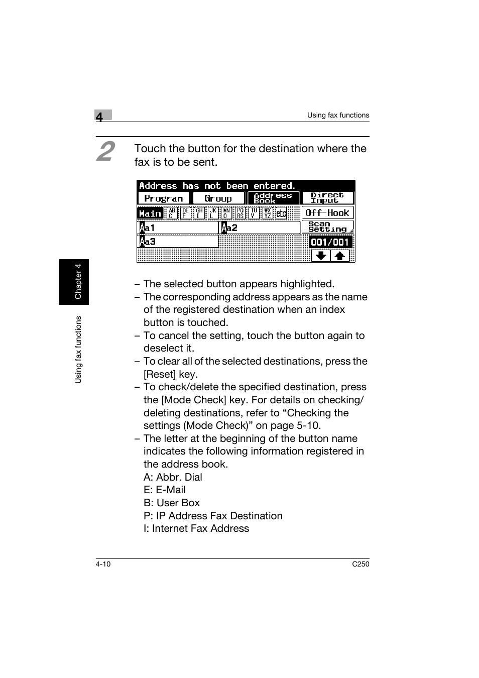 Konica Minolta bizhub C250 User Manual | Page 129 / 162