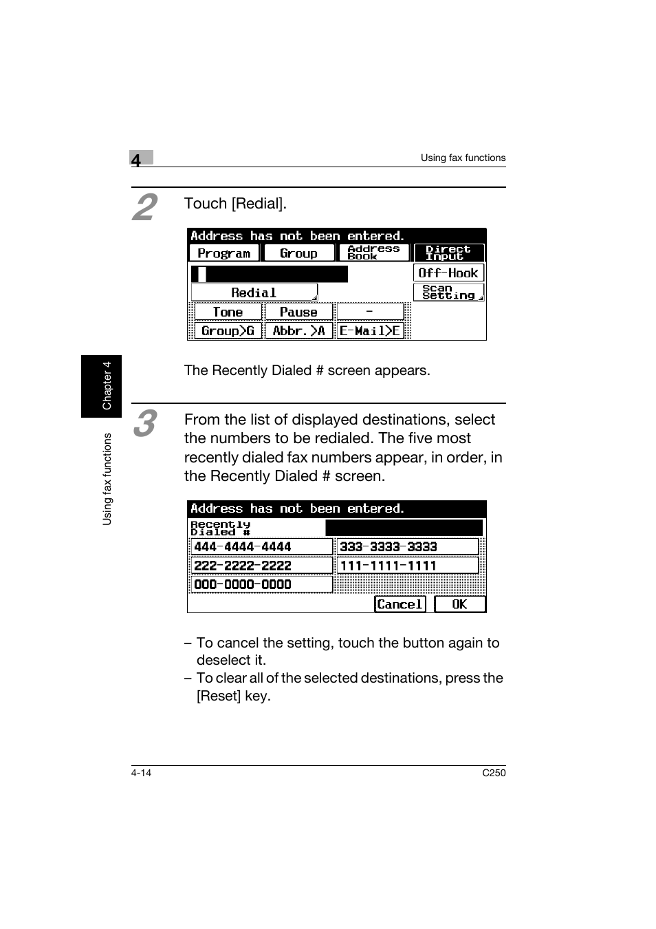 Konica Minolta bizhub C250 User Manual | Page 133 / 162
