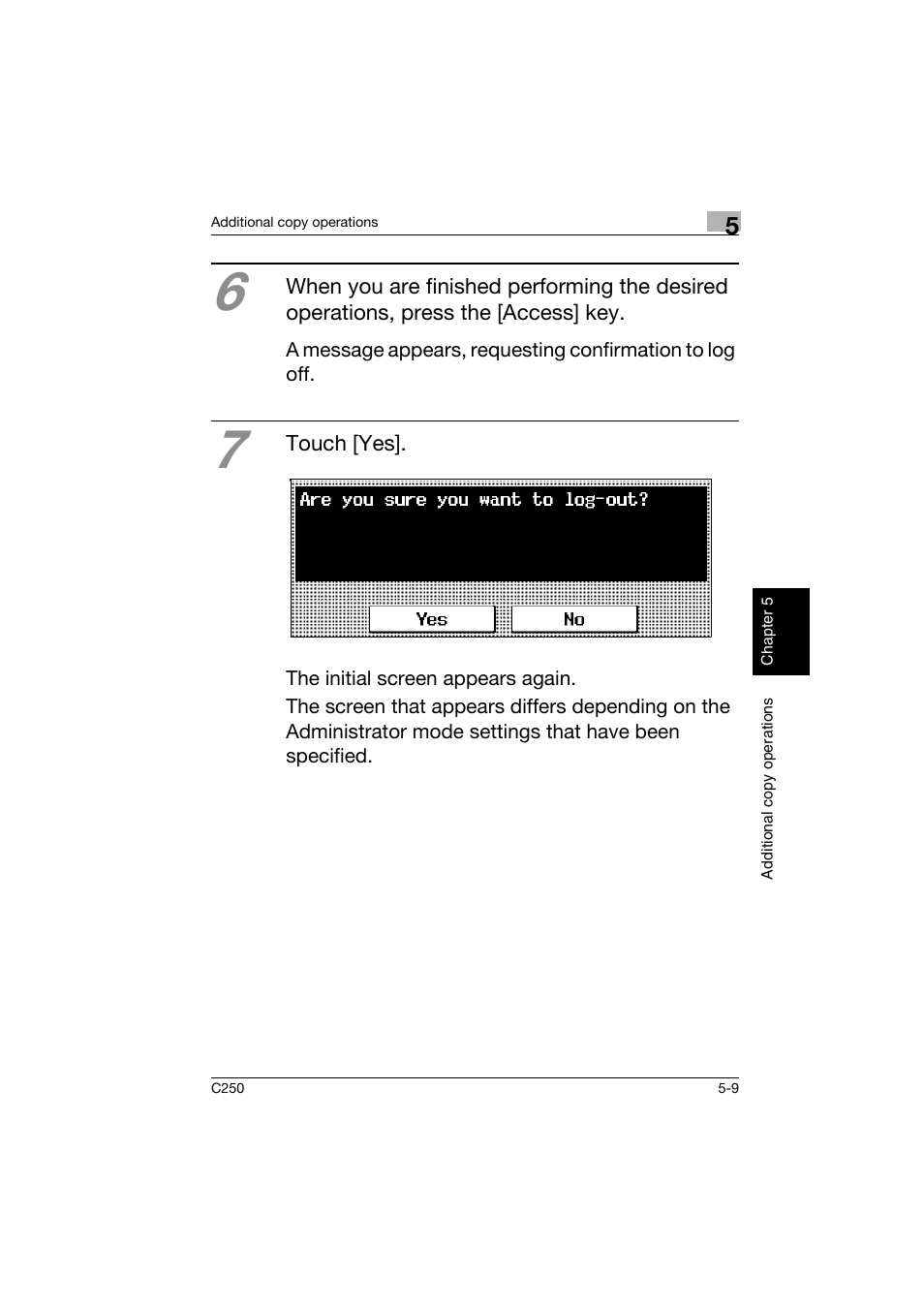 Konica Minolta bizhub C250 User Manual | Page 154 / 162