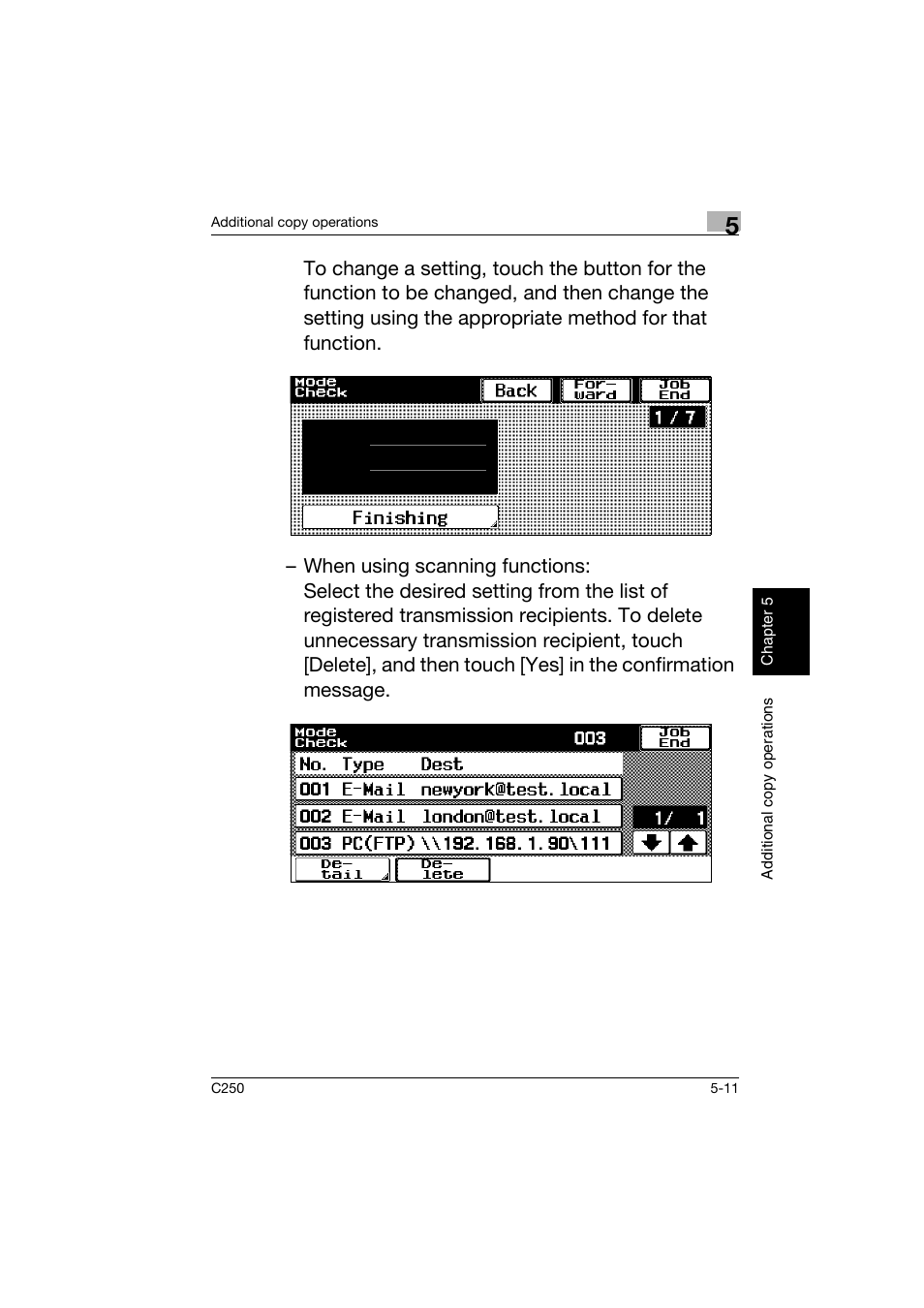 Konica Minolta bizhub C250 User Manual | Page 156 / 162