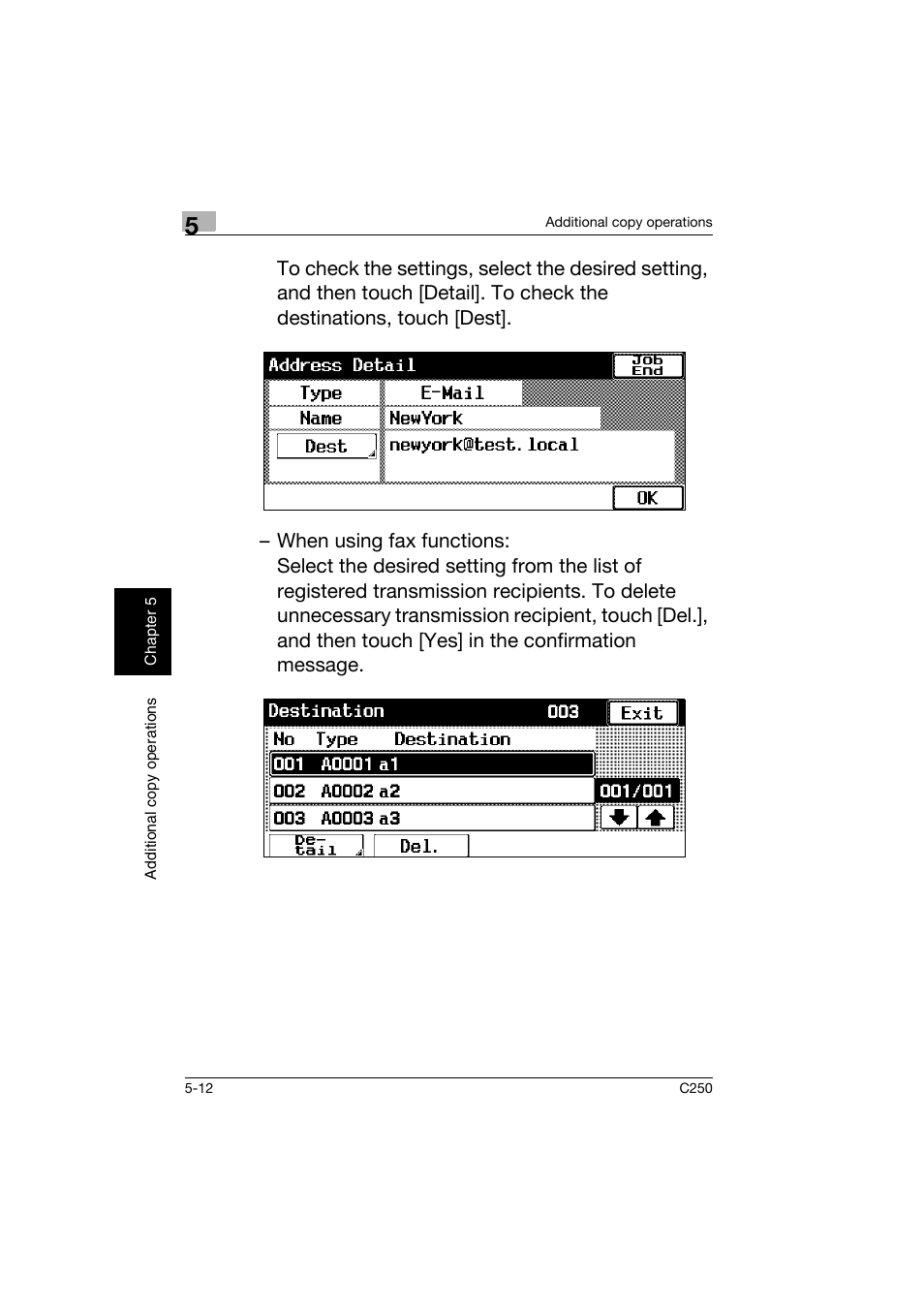 Konica Minolta bizhub C250 User Manual | Page 157 / 162