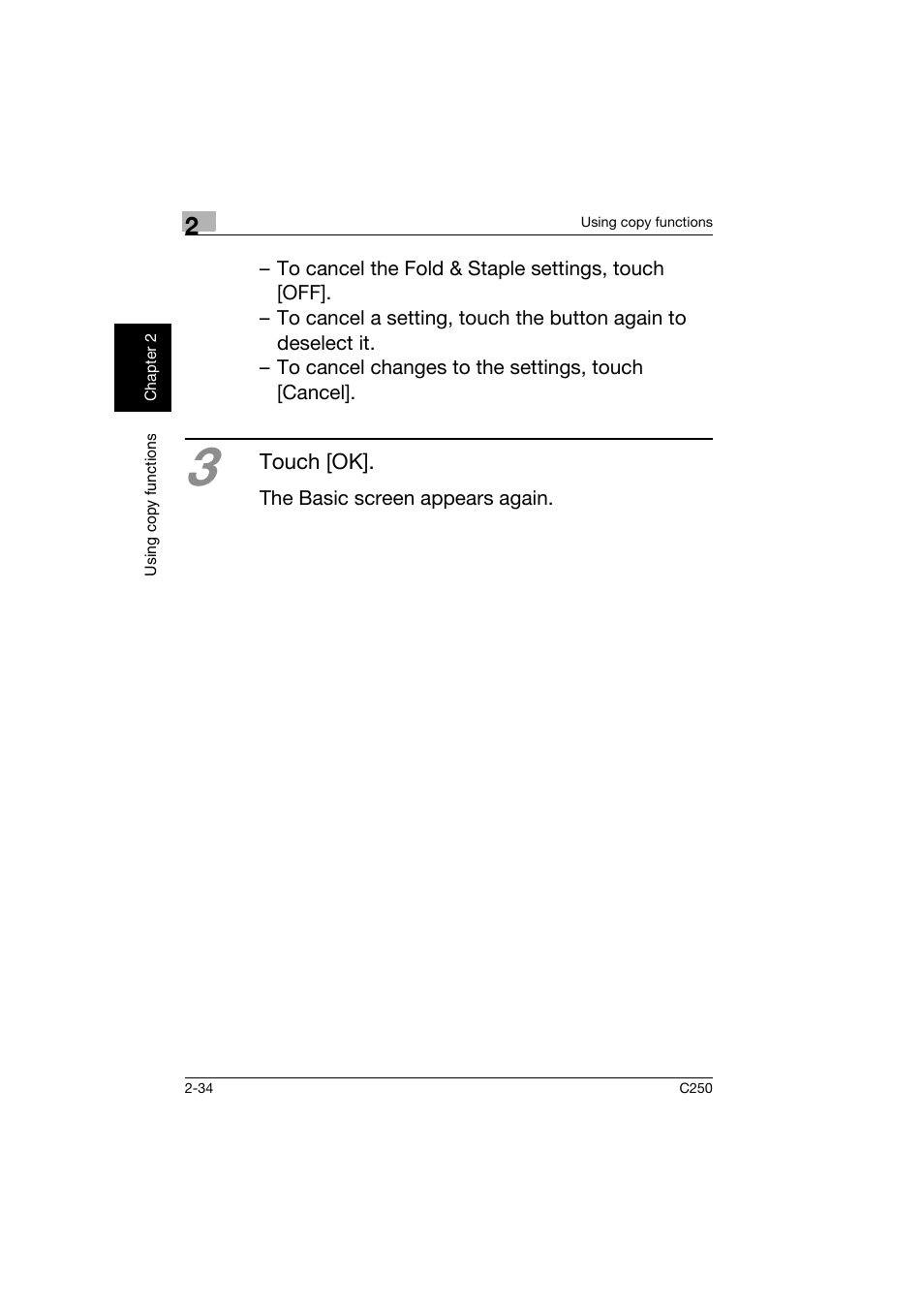 Konica Minolta bizhub C250 User Manual | Page 71 / 162