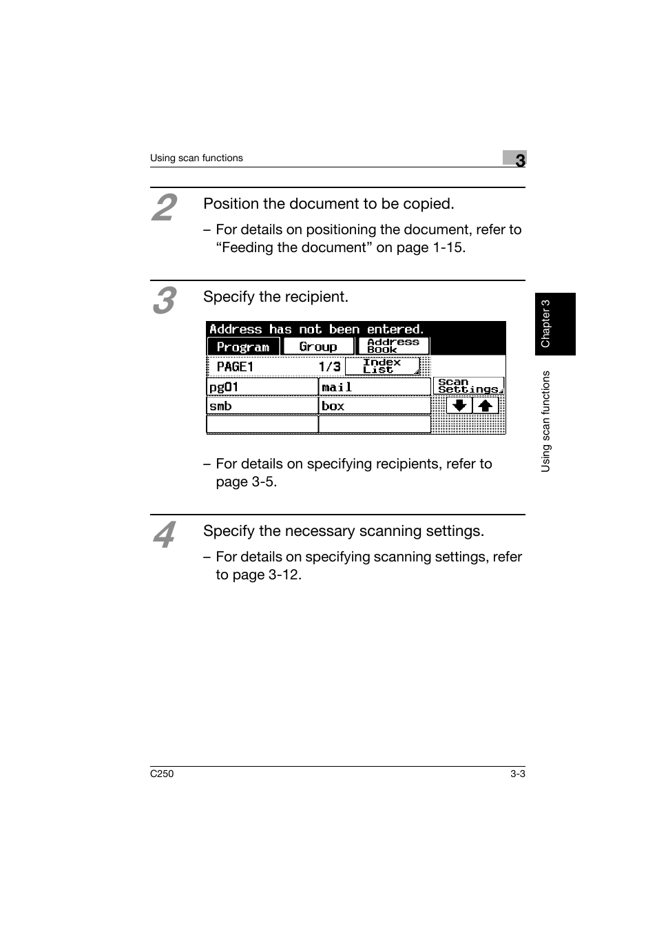 Konica Minolta bizhub C250 User Manual | Page 90 / 162