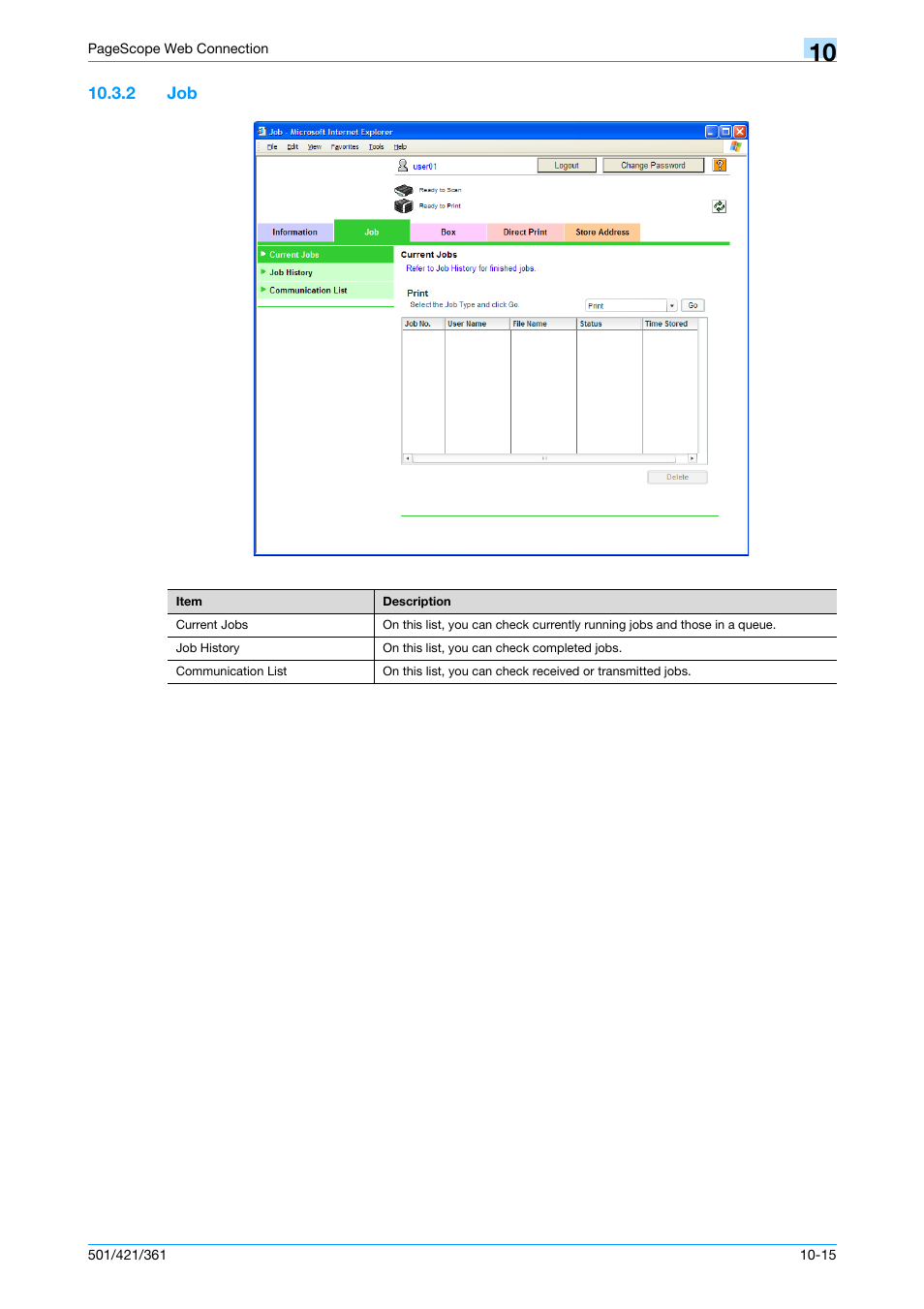 2 job, Job -15 | Konica Minolta bizhub 421 User Manual | Page 280 / 321