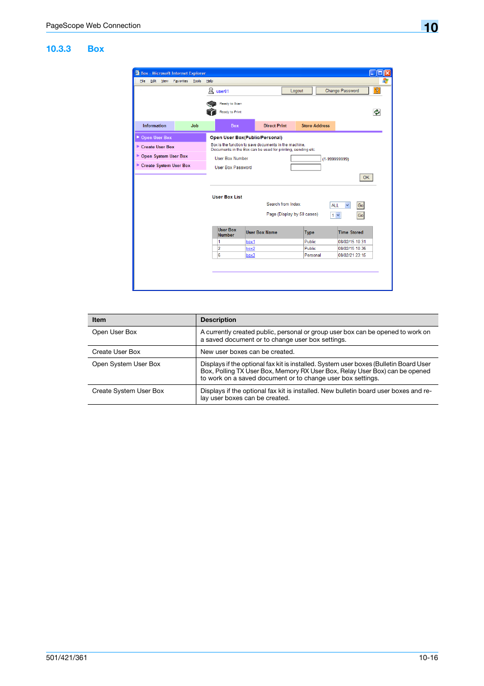 3 box, Box -16 | Konica Minolta bizhub 421 User Manual | Page 281 / 321