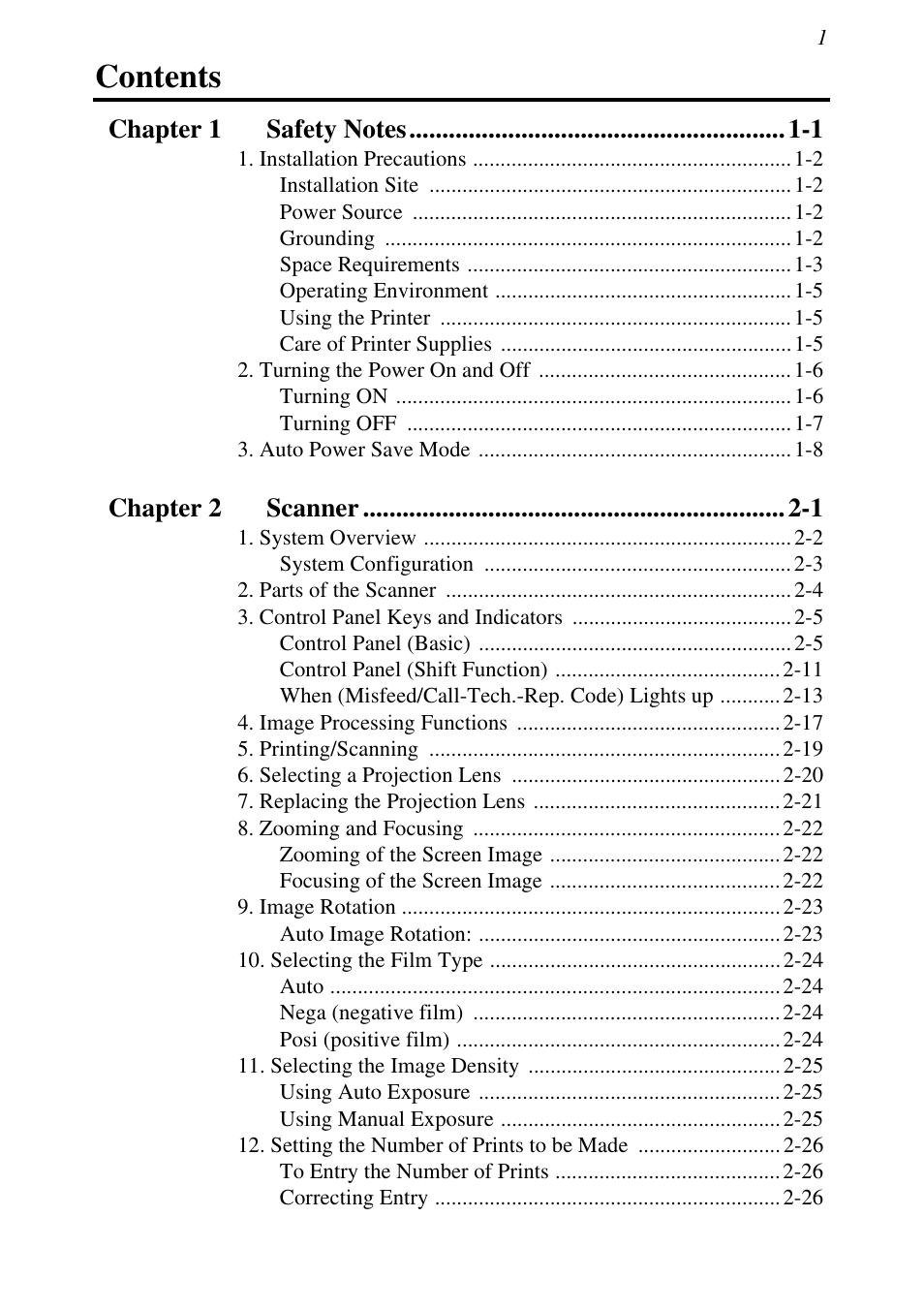 Konica Minolta MSP3500 User Manual | Page 21 / 136
