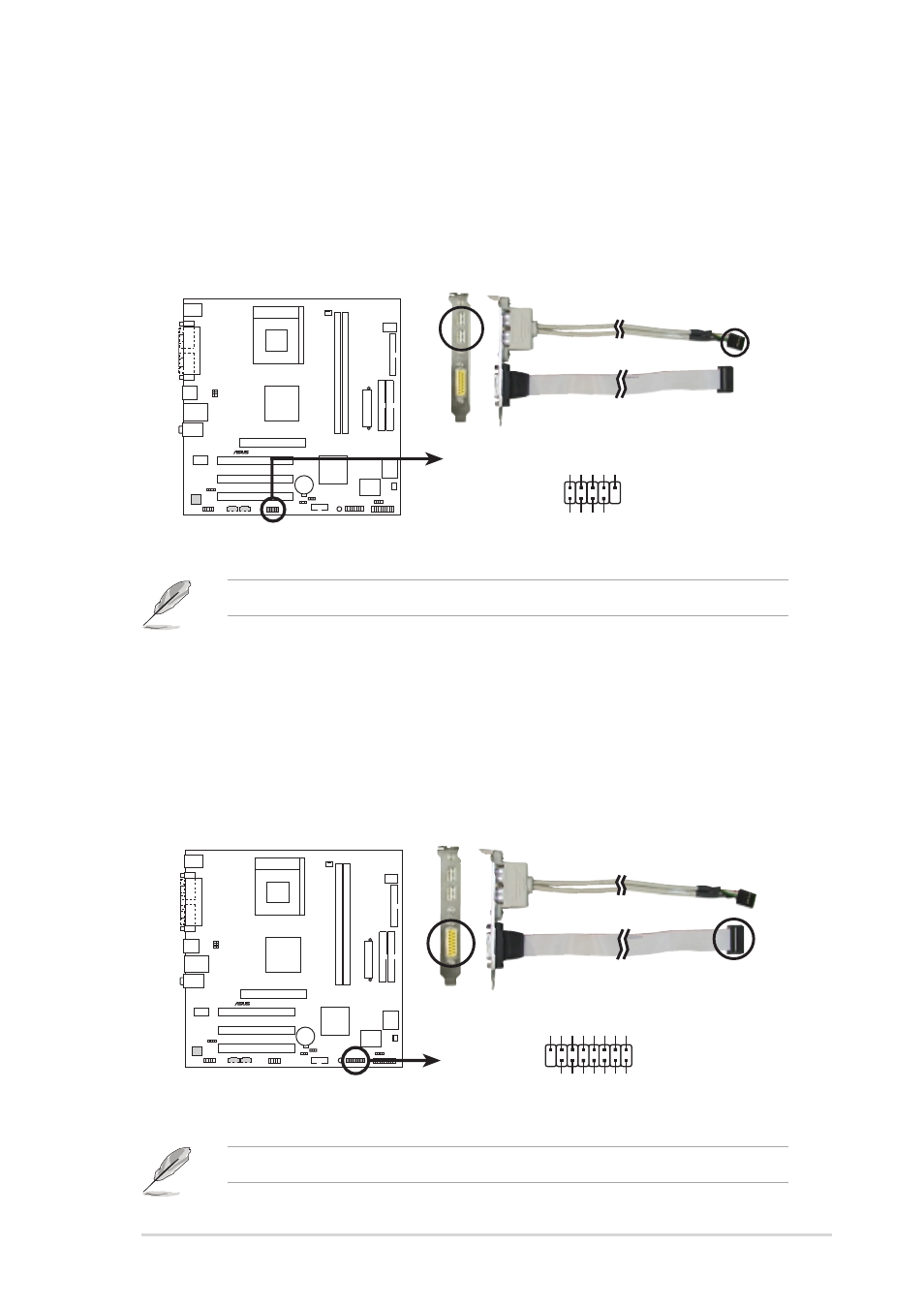 The usb/game module is purchased separately, A7v400-mx game connector game | Asus A7V400-MX User Manual | Page 29 / 64