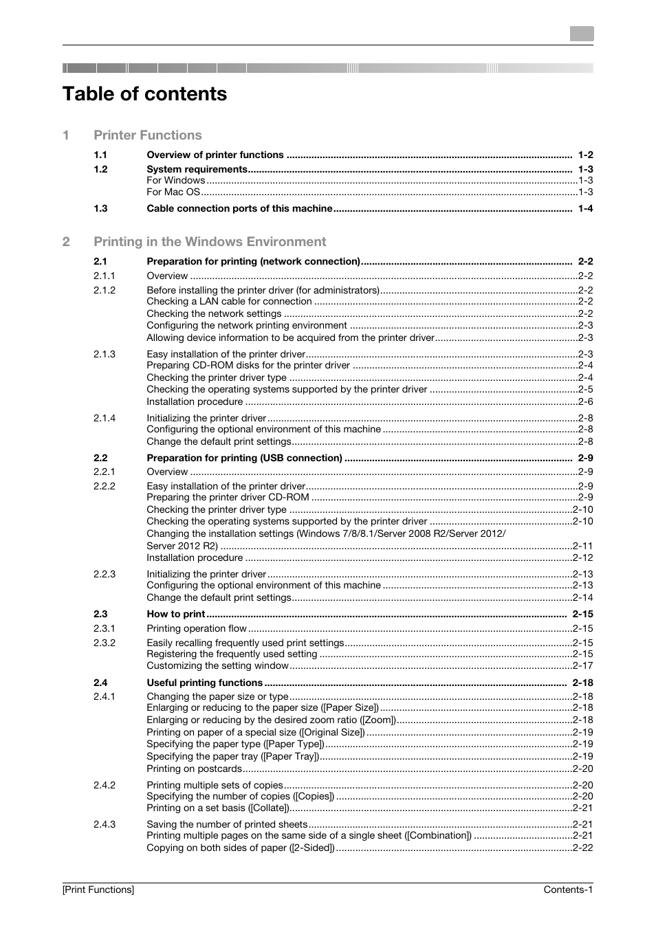 Konica Minolta bizhub 4050 User Manual | Page 2 / 115