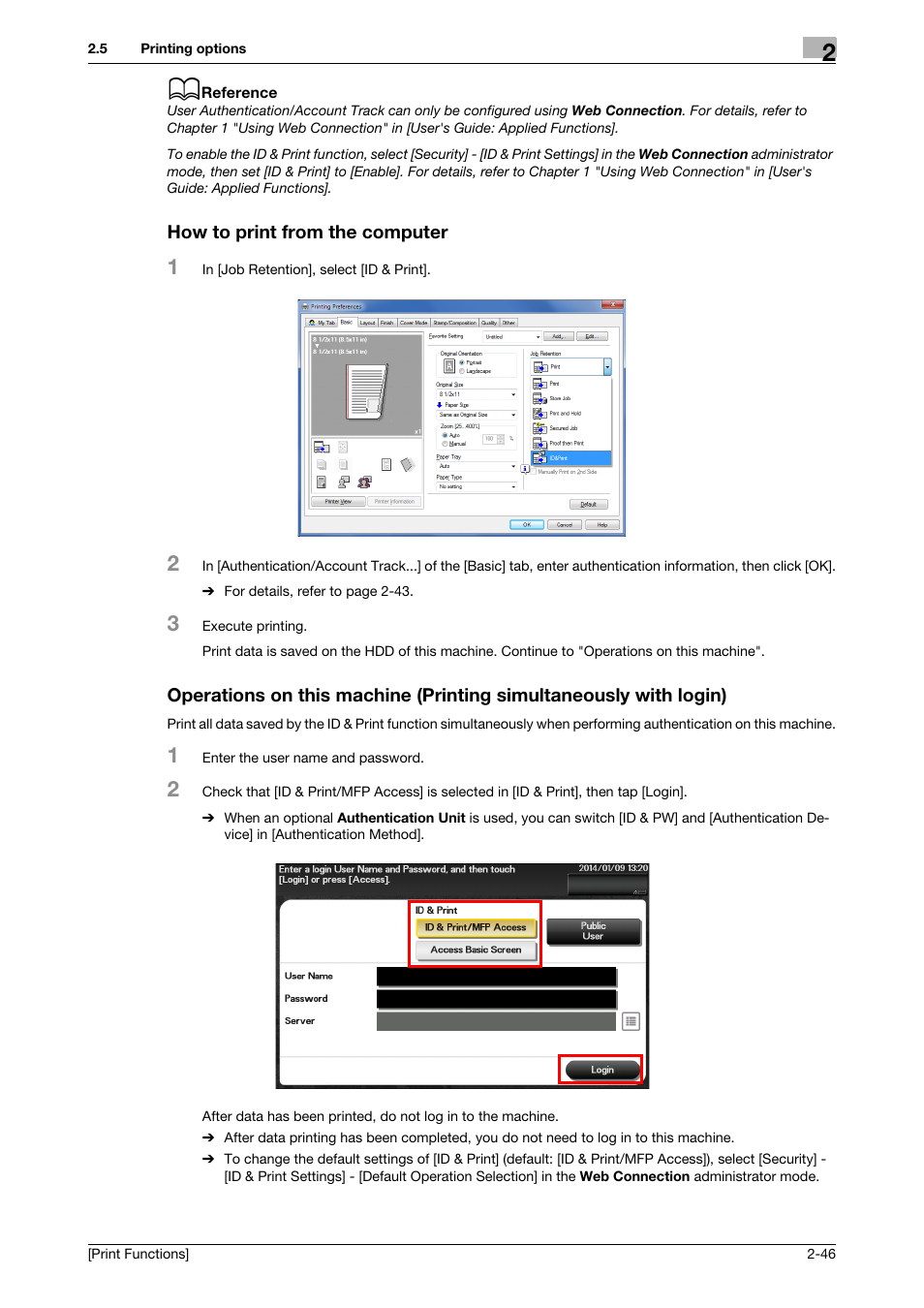 How to print from the computer | Konica Minolta bizhub 4050 User Manual | Page 56 / 115