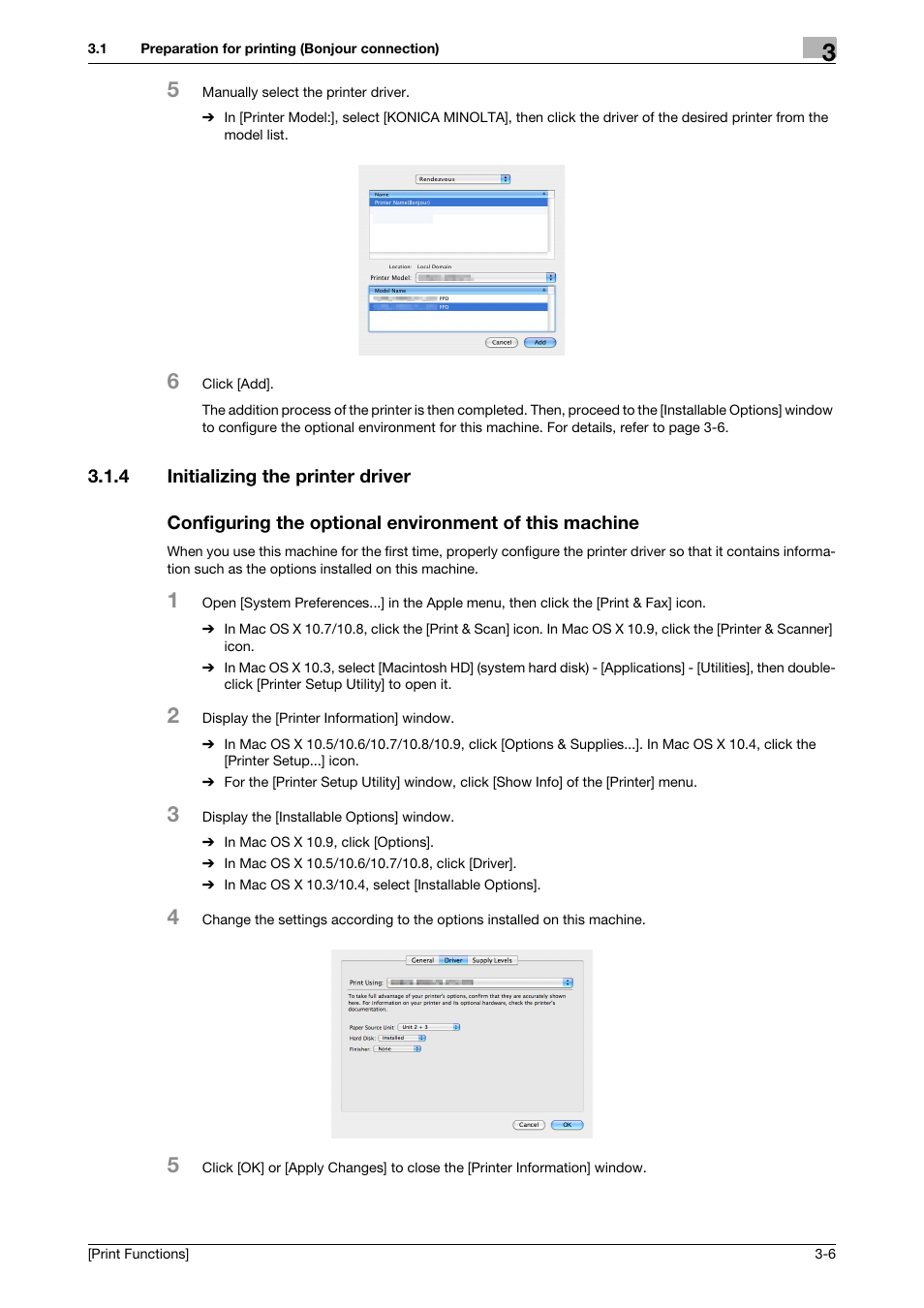 4 initializing the printer driver | Konica Minolta bizhub 4050 User Manual | Page 78 / 115