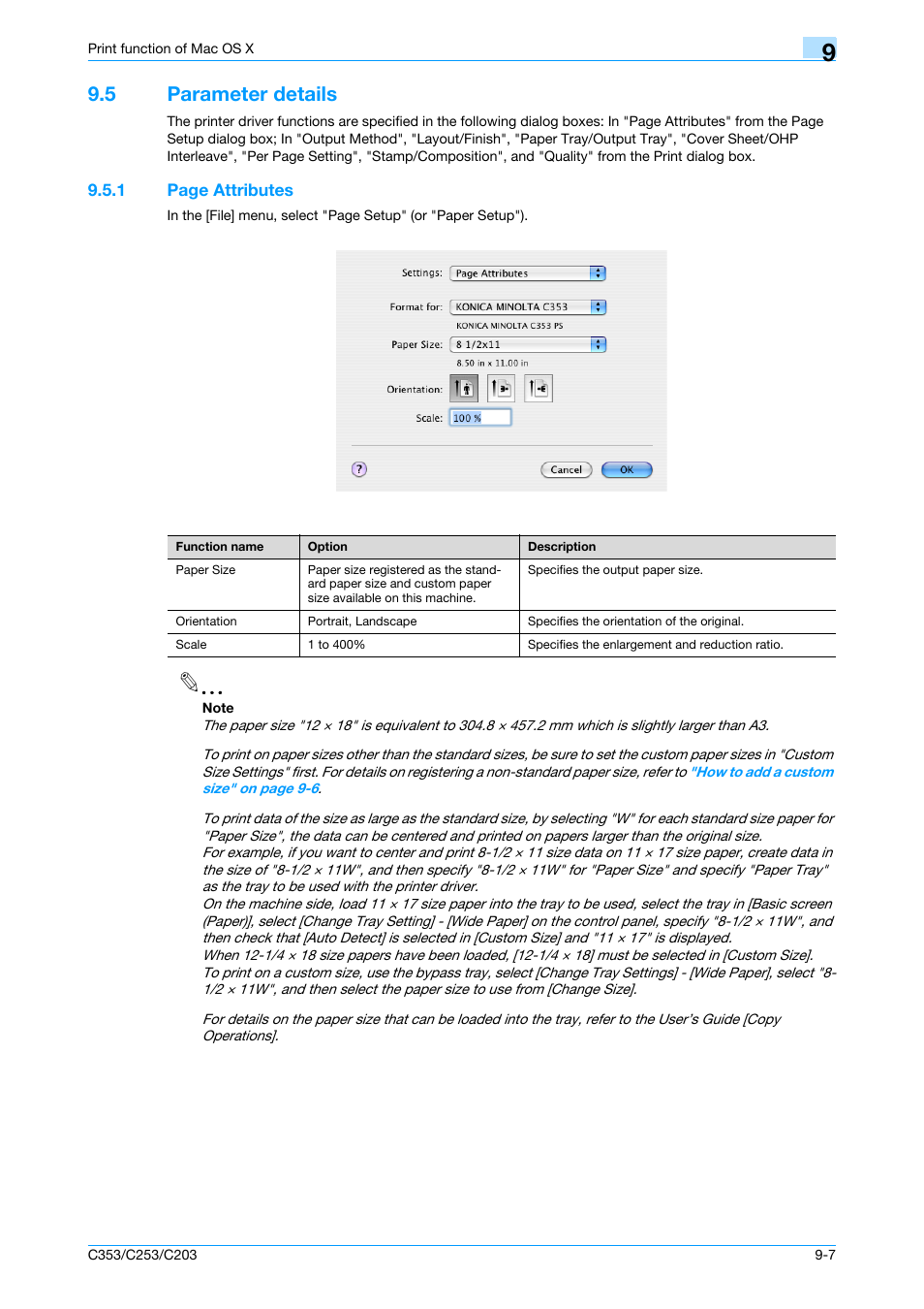 5 parameter details, Parameter details -7, Parameter details" on | Konica Minolta bizhub C353 User Manual | Page 108 / 262