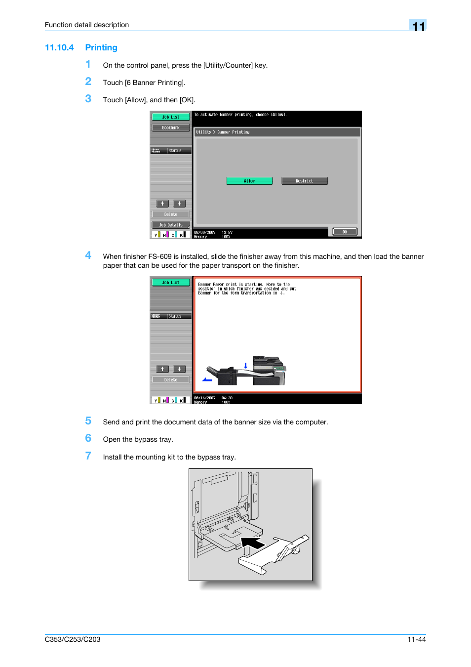 4 printing, Printing -44 | Konica Minolta bizhub C353 User Manual | Page 173 / 262