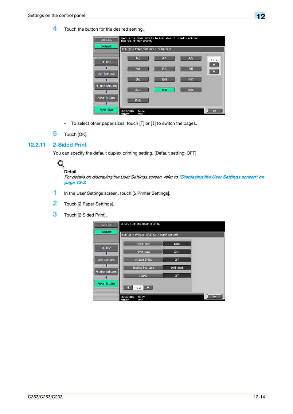 11 2-sided print, Sided print -14 | Konica Minolta bizhub C353 User Manual | Page 189 / 262