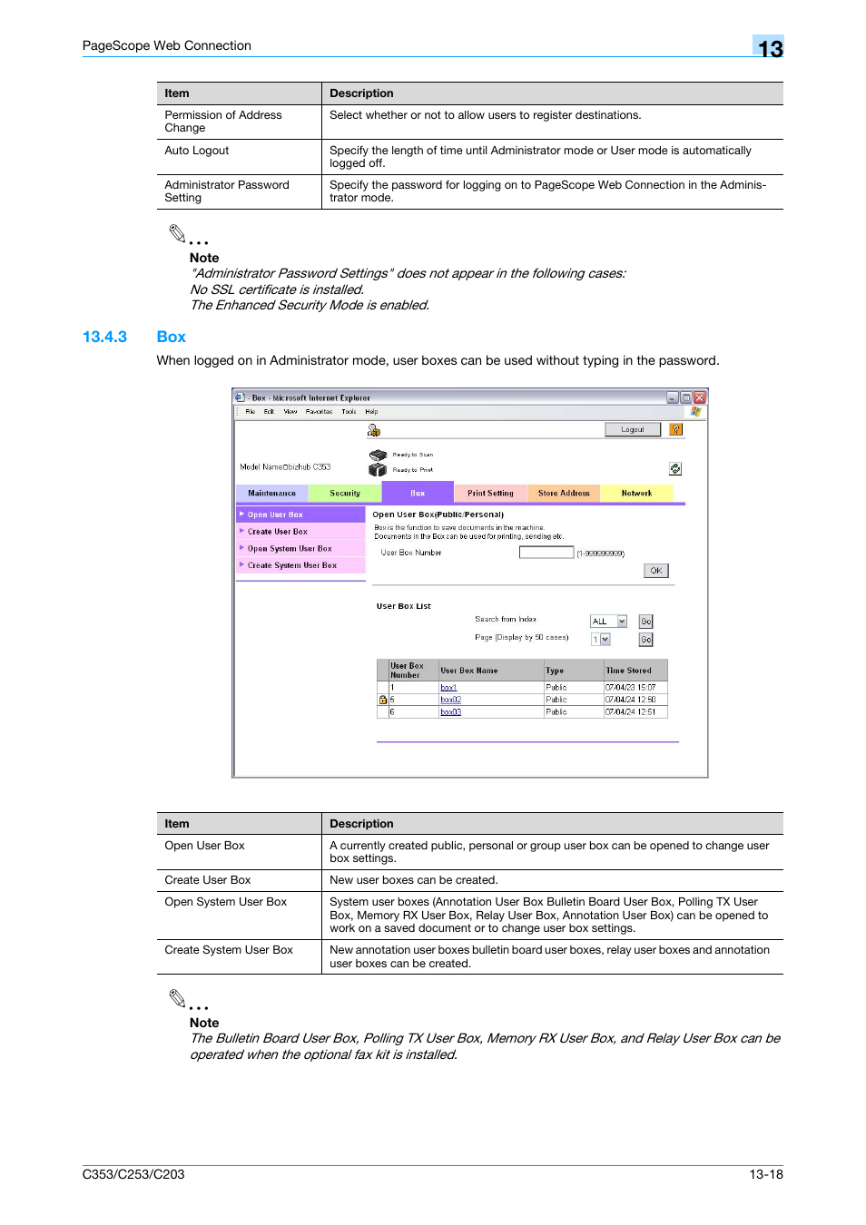 3 box, Box -18 | Konica Minolta bizhub C353 User Manual | Page 235 / 262