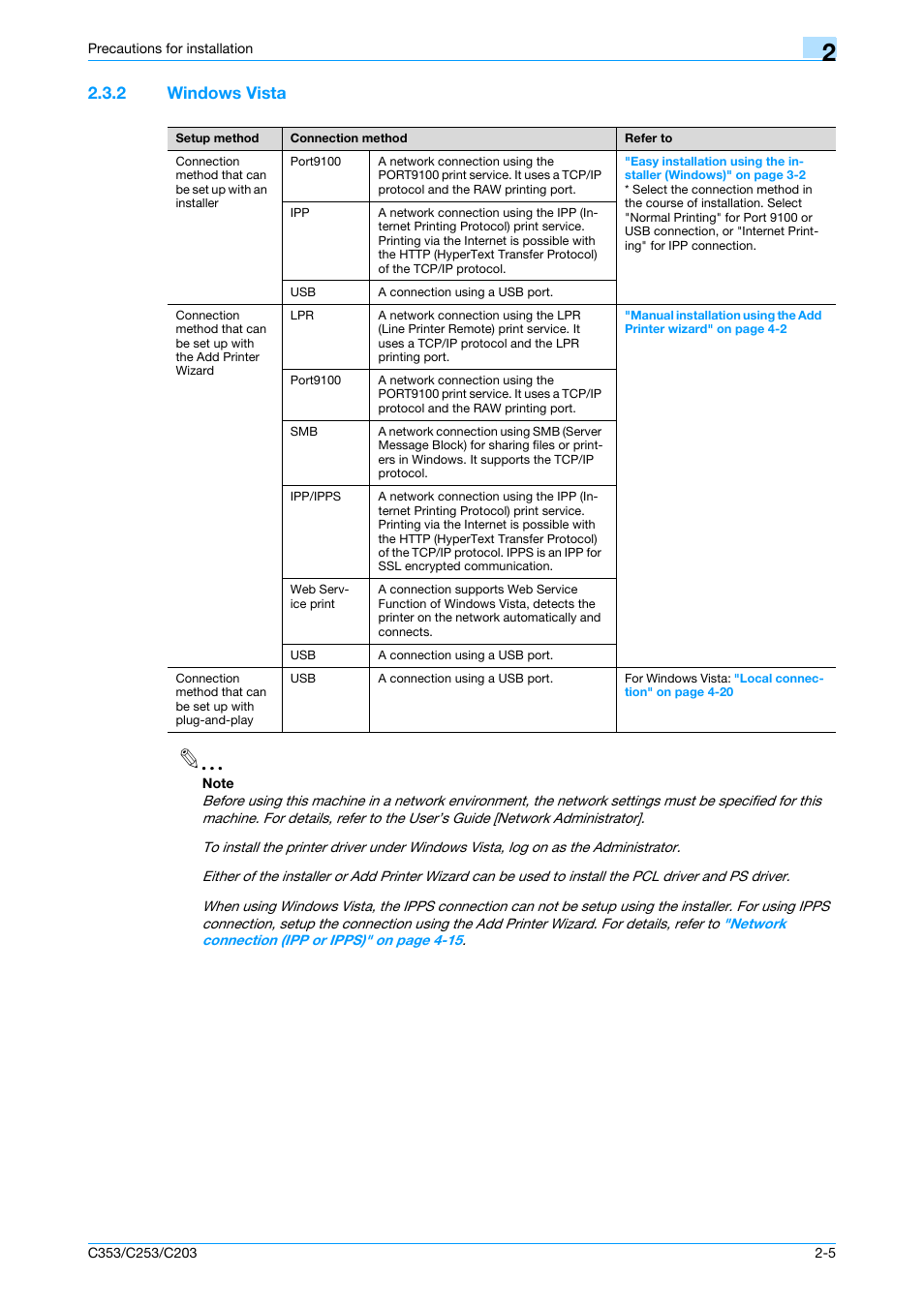 2 windows vista, Windows vista -5 | Konica Minolta bizhub C353 User Manual | Page 27 / 262