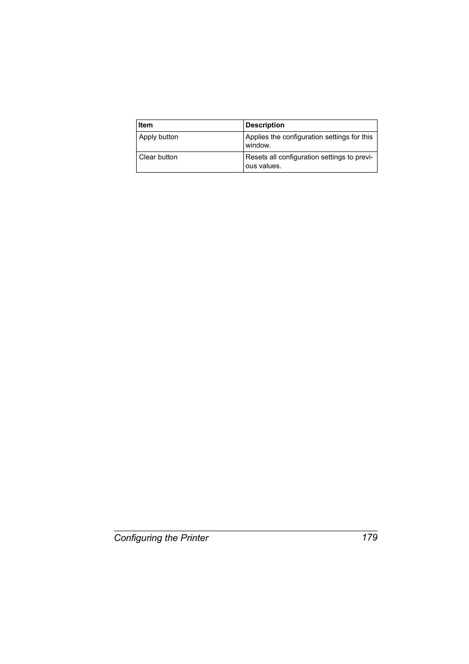 Configuring the printer 179 | Konica Minolta magicolor 2590MF User Manual | Page 189 / 198