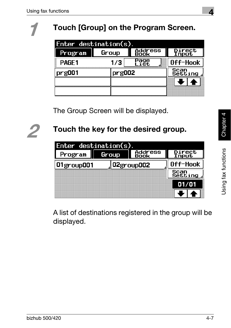 Konica Minolta bizhub 500 User Manual | Page 113 / 150