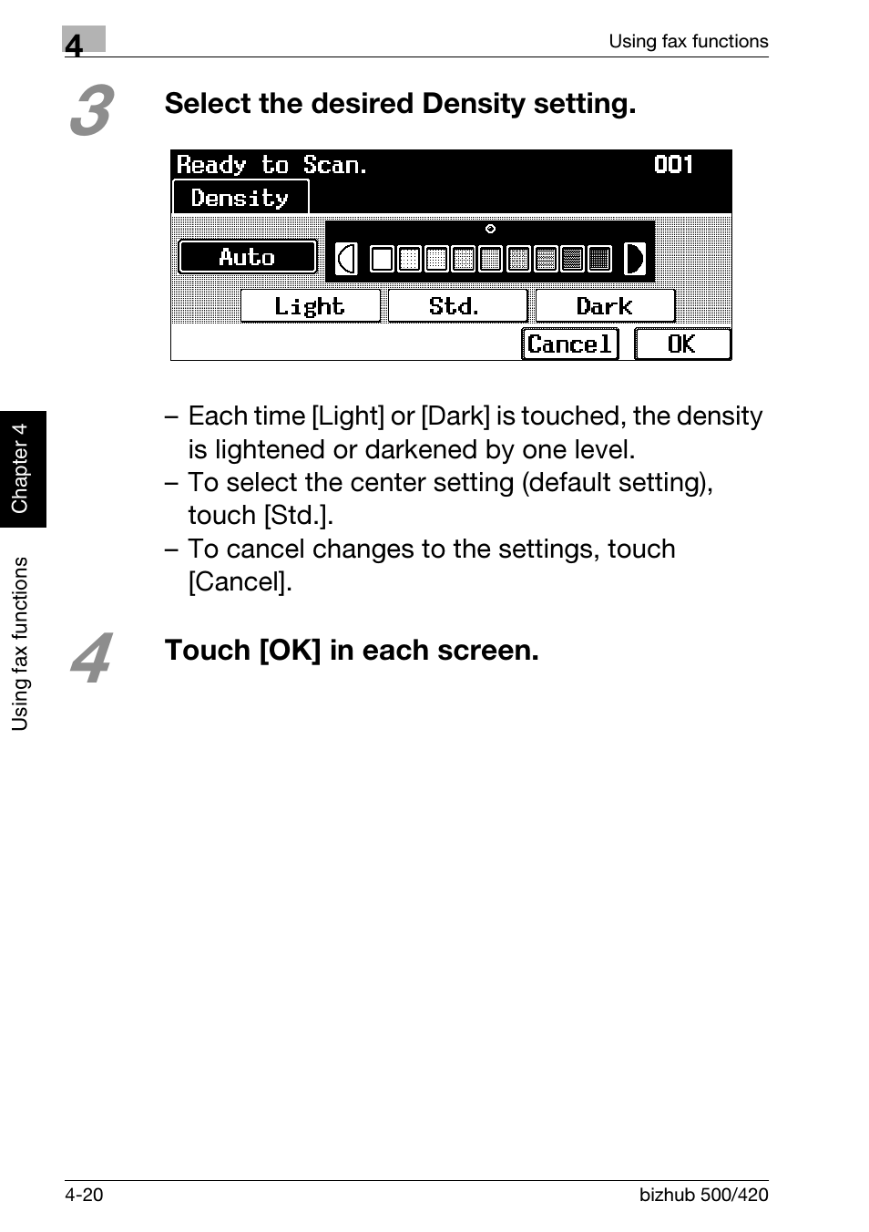 Konica Minolta bizhub 500 User Manual | Page 126 / 150