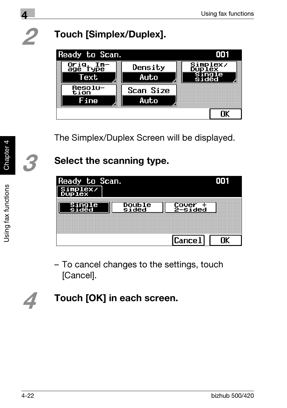 Konica Minolta bizhub 500 User Manual | Page 128 / 150