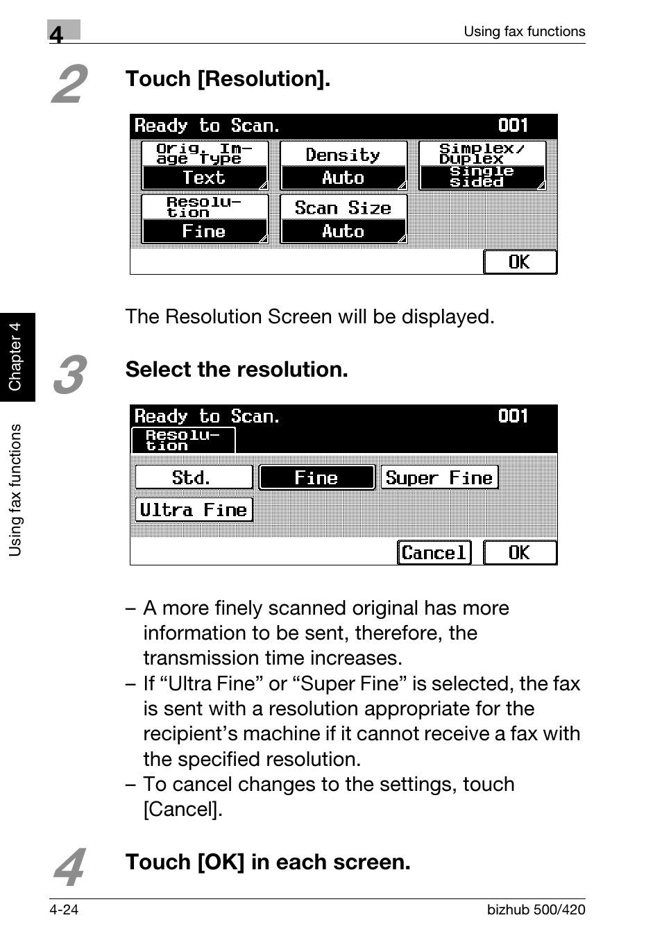 Konica Minolta bizhub 500 User Manual | Page 130 / 150