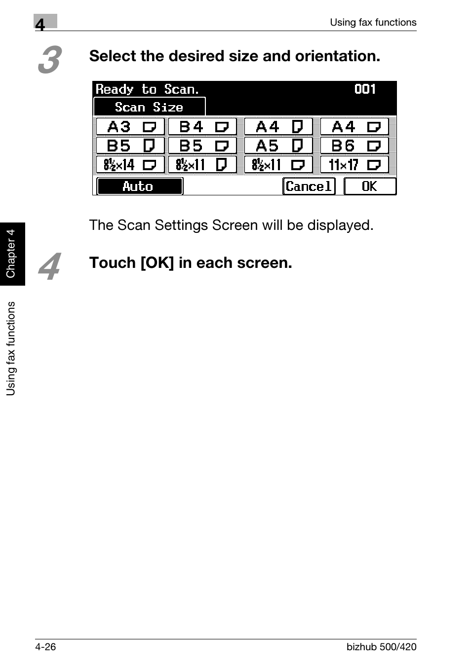 Konica Minolta bizhub 500 User Manual | Page 132 / 150