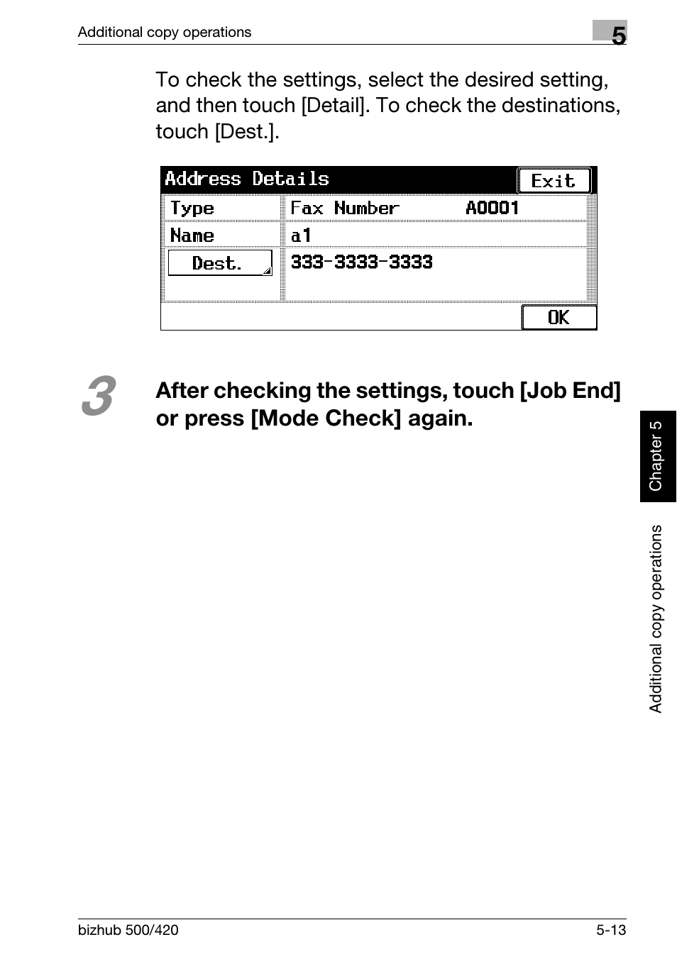 Konica Minolta bizhub 500 User Manual | Page 145 / 150