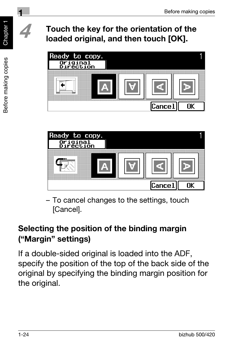 Konica Minolta bizhub 500 User Manual | Page 34 / 150