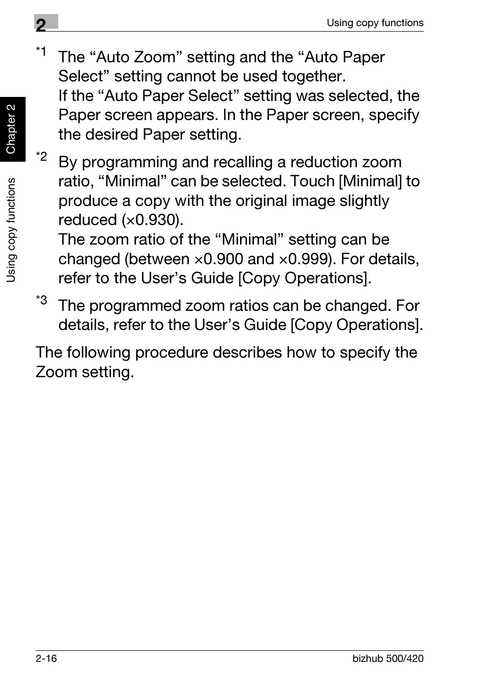 Konica Minolta bizhub 500 User Manual | Page 52 / 150