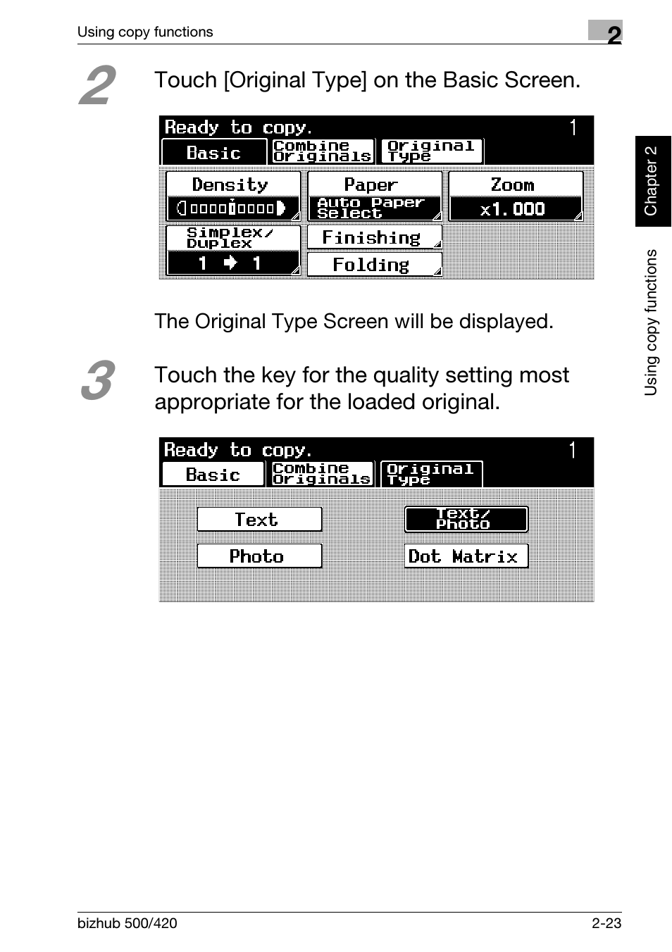 Konica Minolta bizhub 500 User Manual | Page 59 / 150