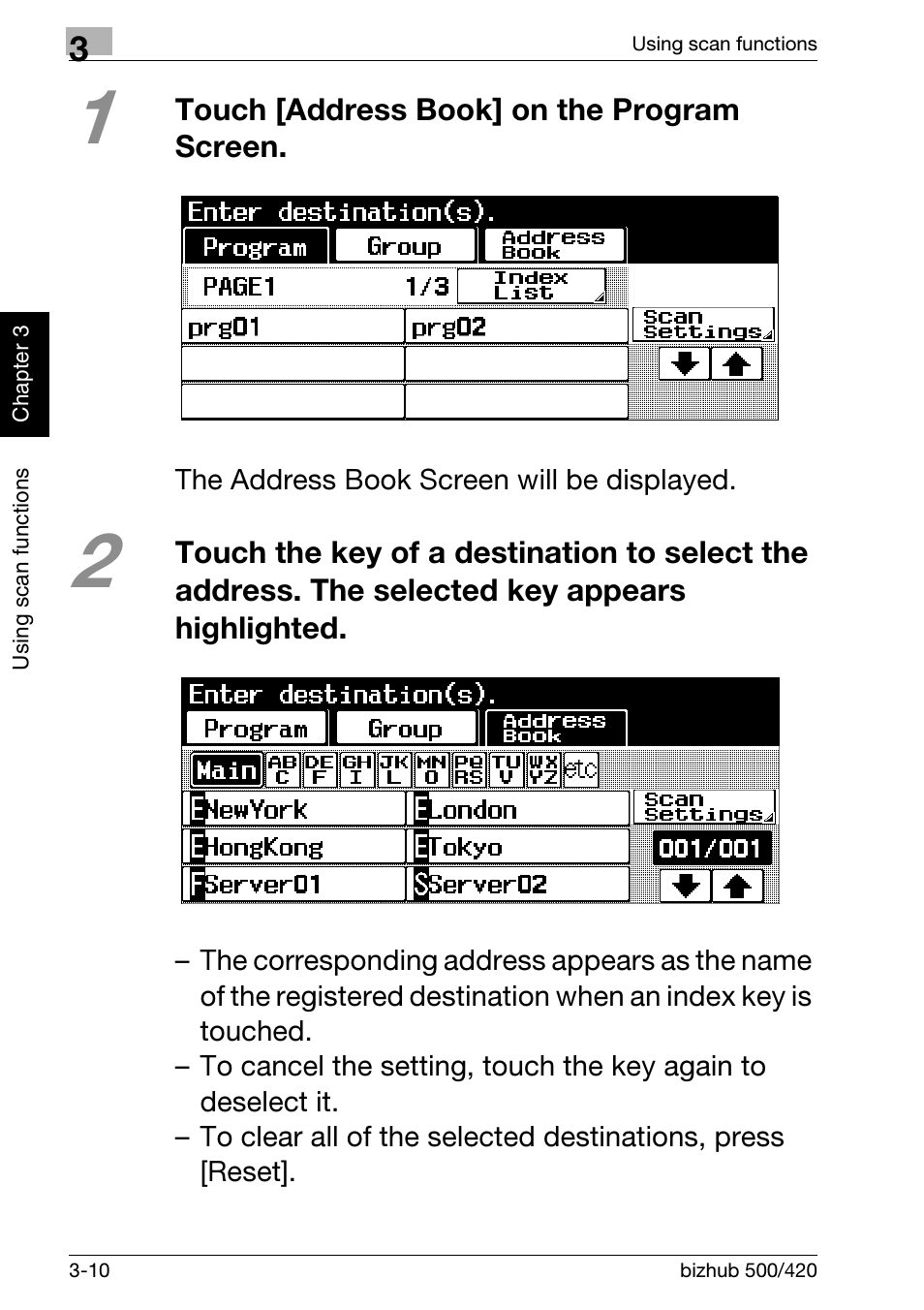Konica Minolta bizhub 500 User Manual | Page 88 / 150