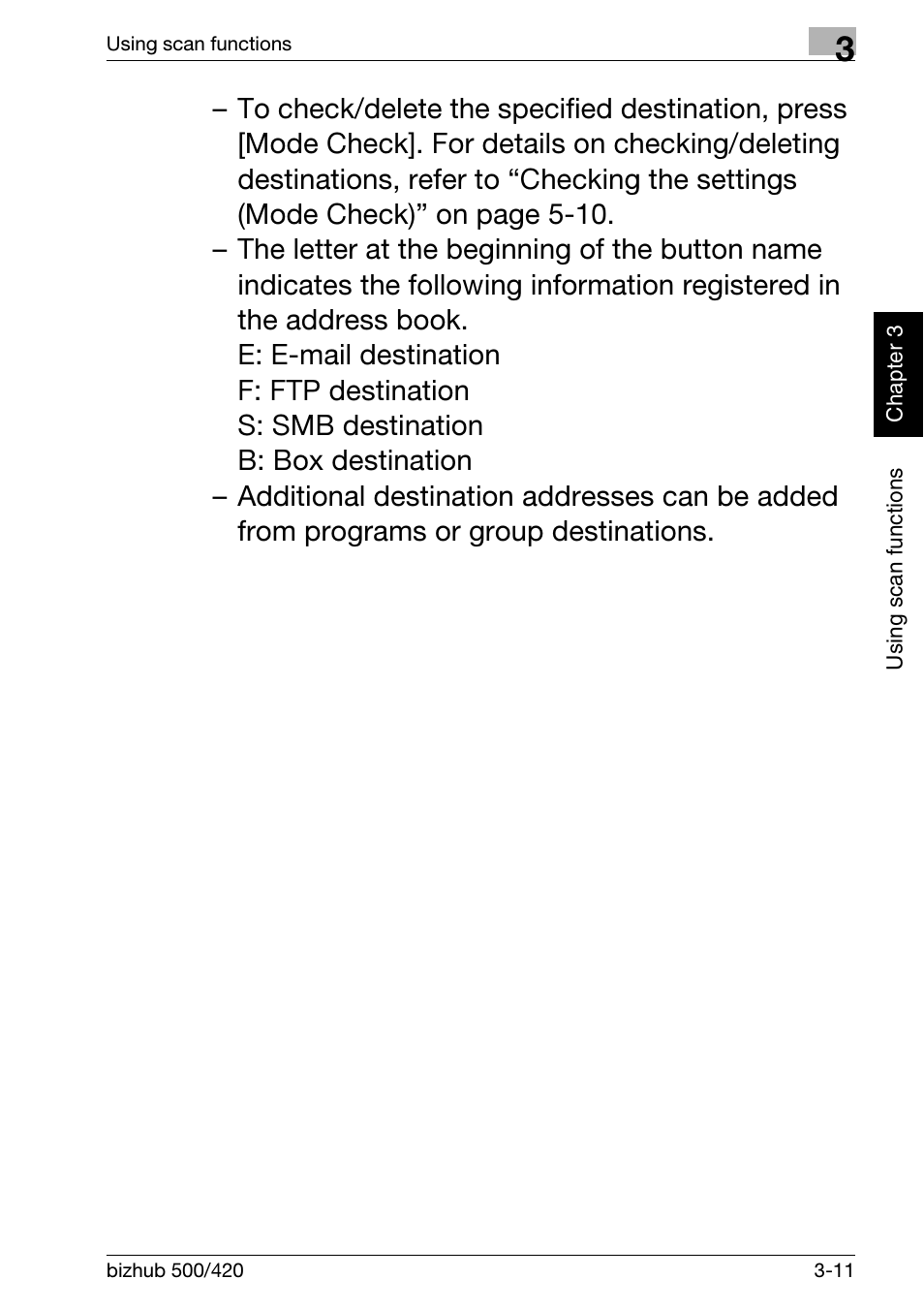 Konica Minolta bizhub 500 User Manual | Page 89 / 150