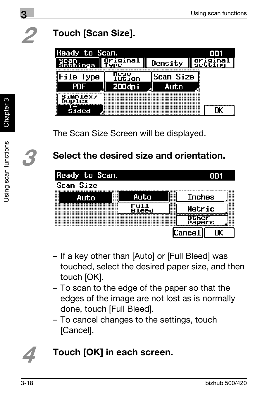 Konica Minolta bizhub 500 User Manual | Page 96 / 150