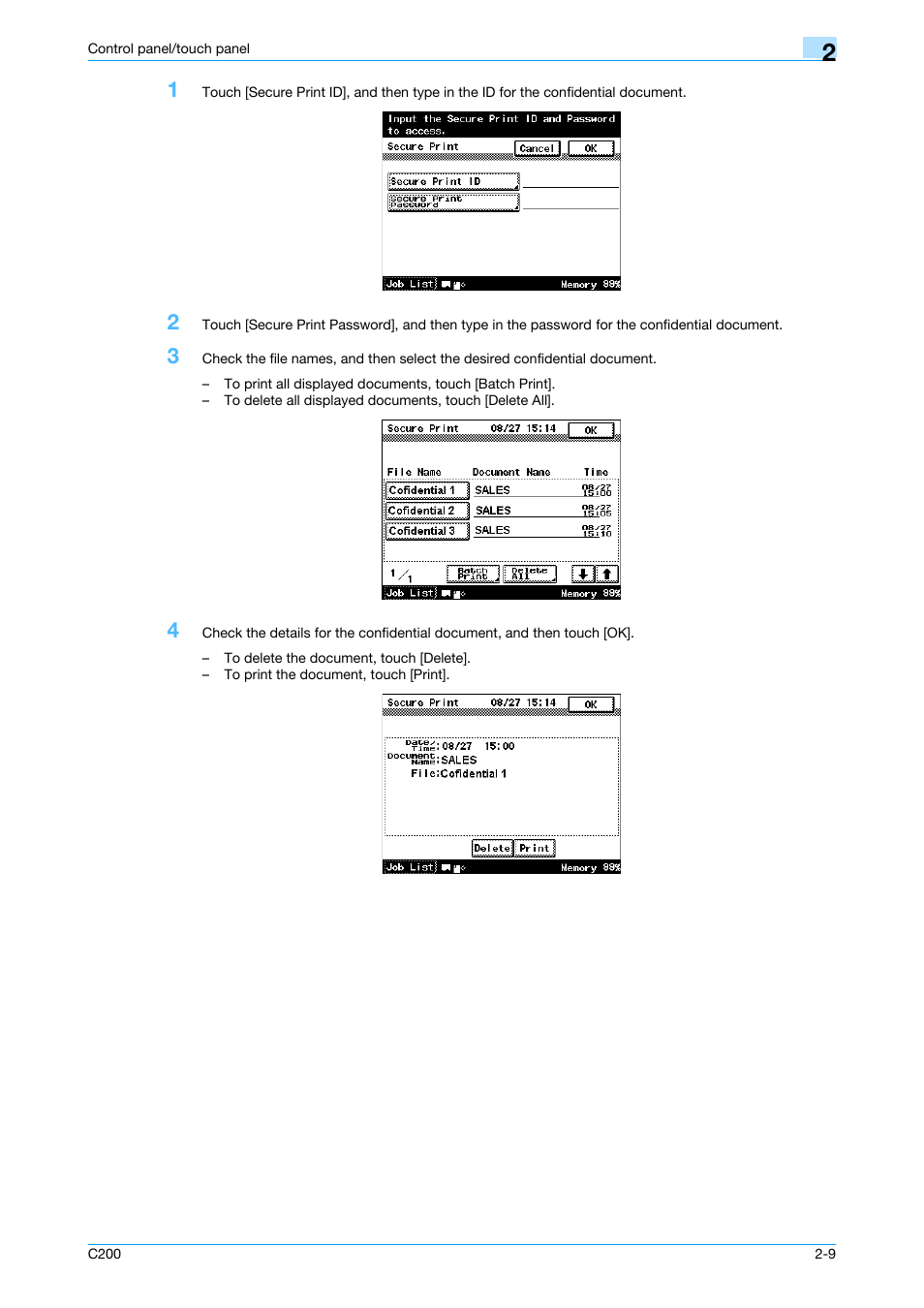 Konica Minolta bizhub C200 User Manual | Page 33 / 176