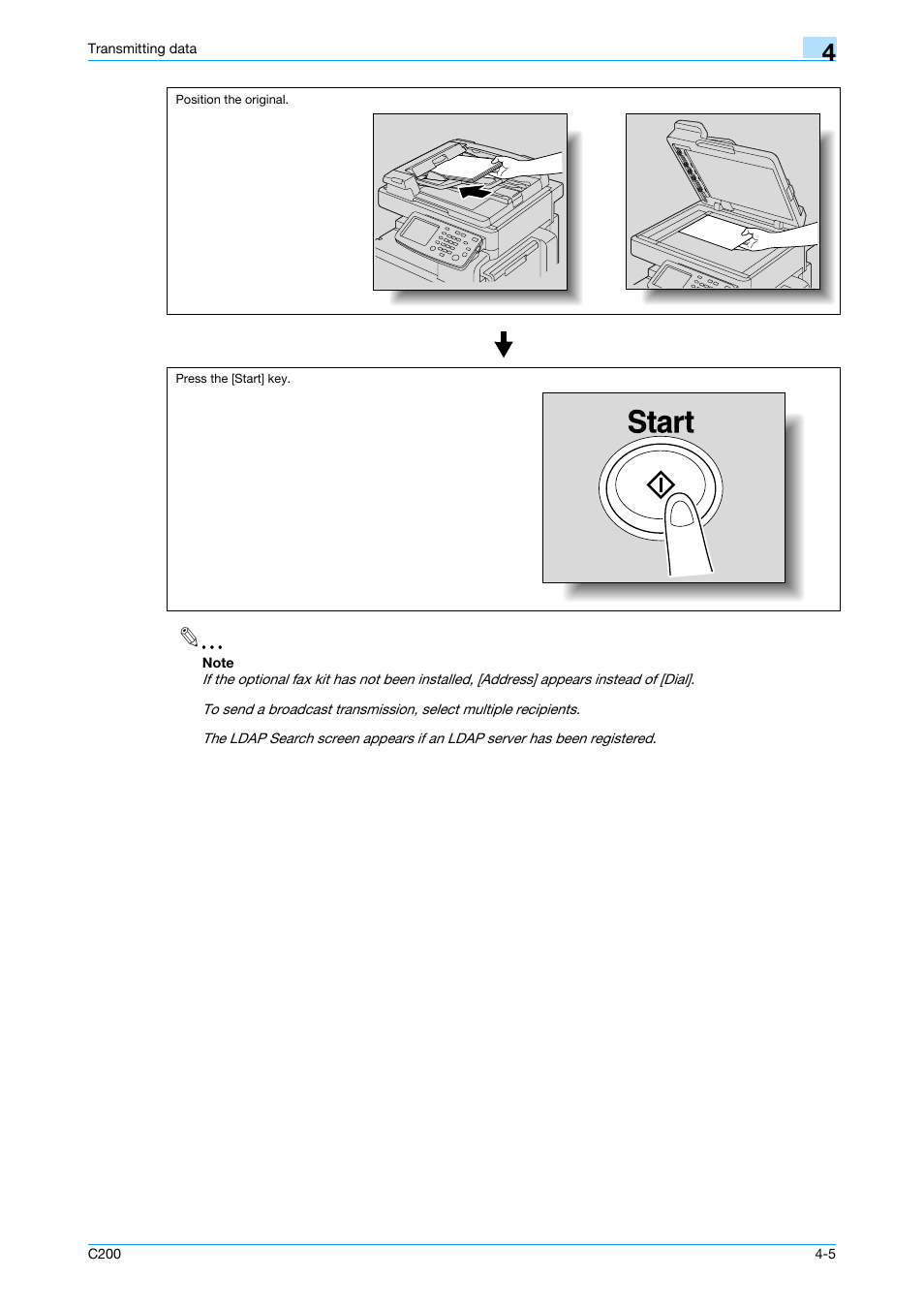 Konica Minolta bizhub C200 User Manual | Page 47 / 176