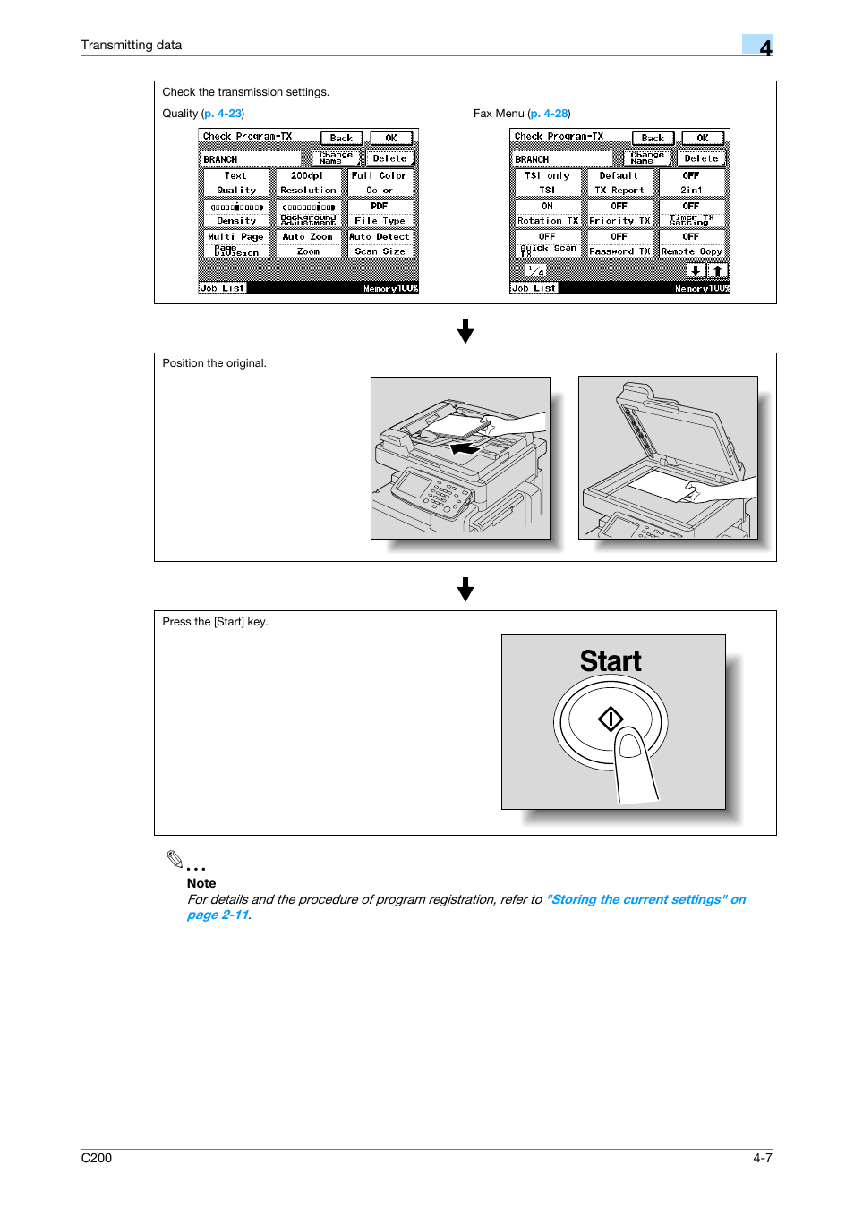 Konica Minolta bizhub C200 User Manual | Page 49 / 176