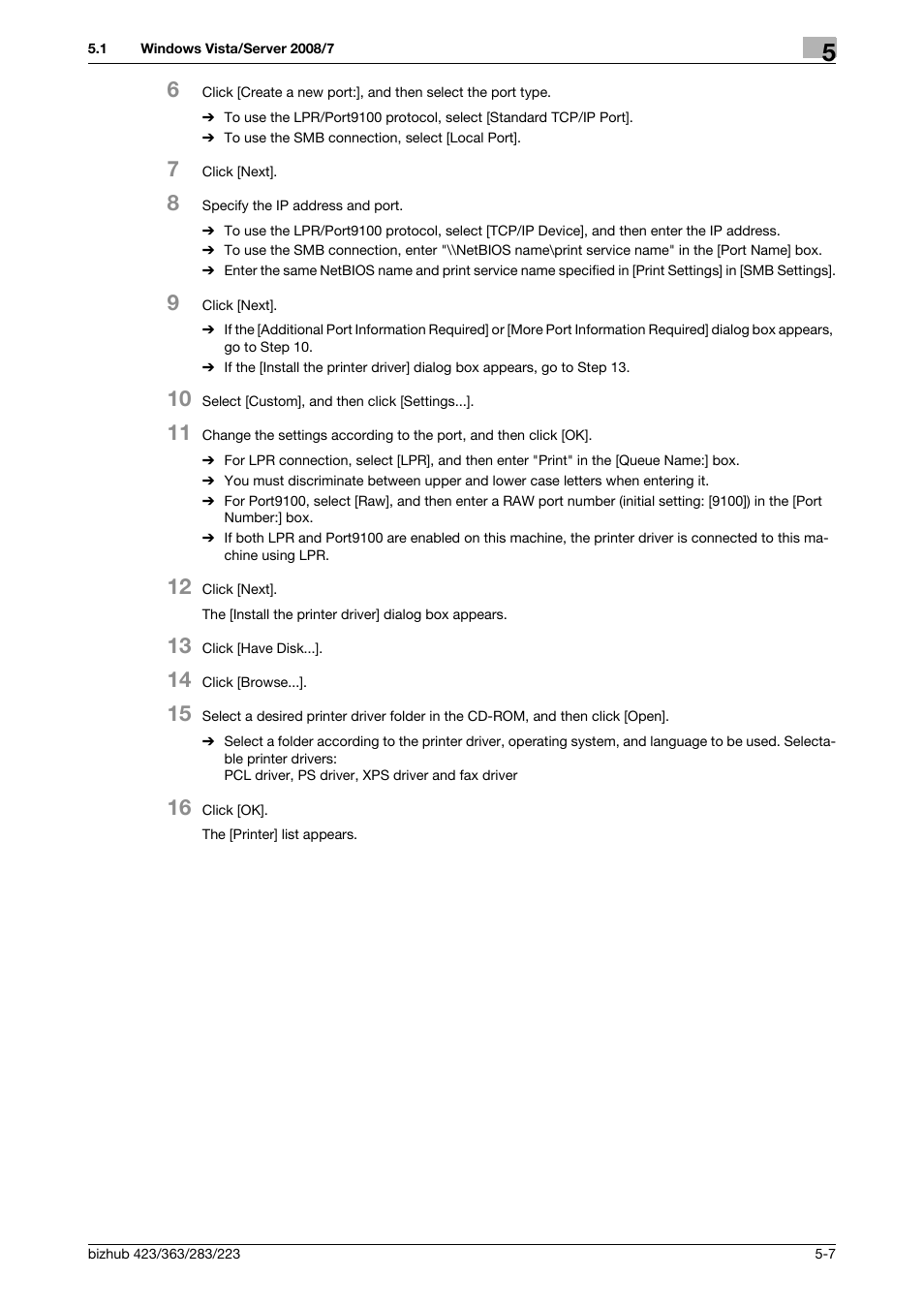 Konica Minolta BIZHUB 223 User Manual | Page 43 / 294