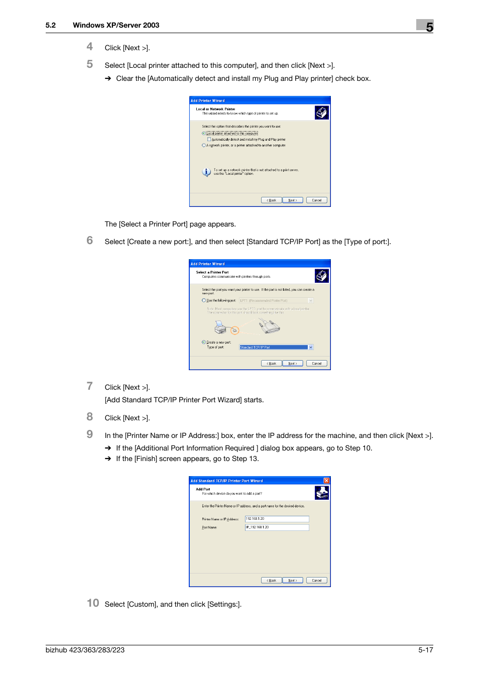 Konica Minolta BIZHUB 223 User Manual | Page 53 / 294