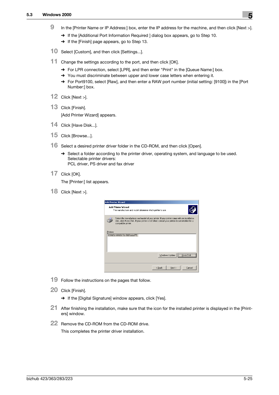 Konica Minolta BIZHUB 223 User Manual | Page 61 / 294