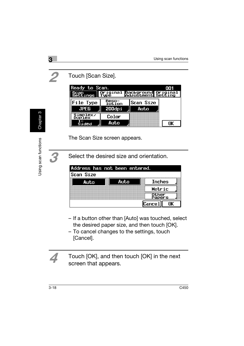 Konica Minolta BIZHUB C450 User Manual | Page 101 / 158