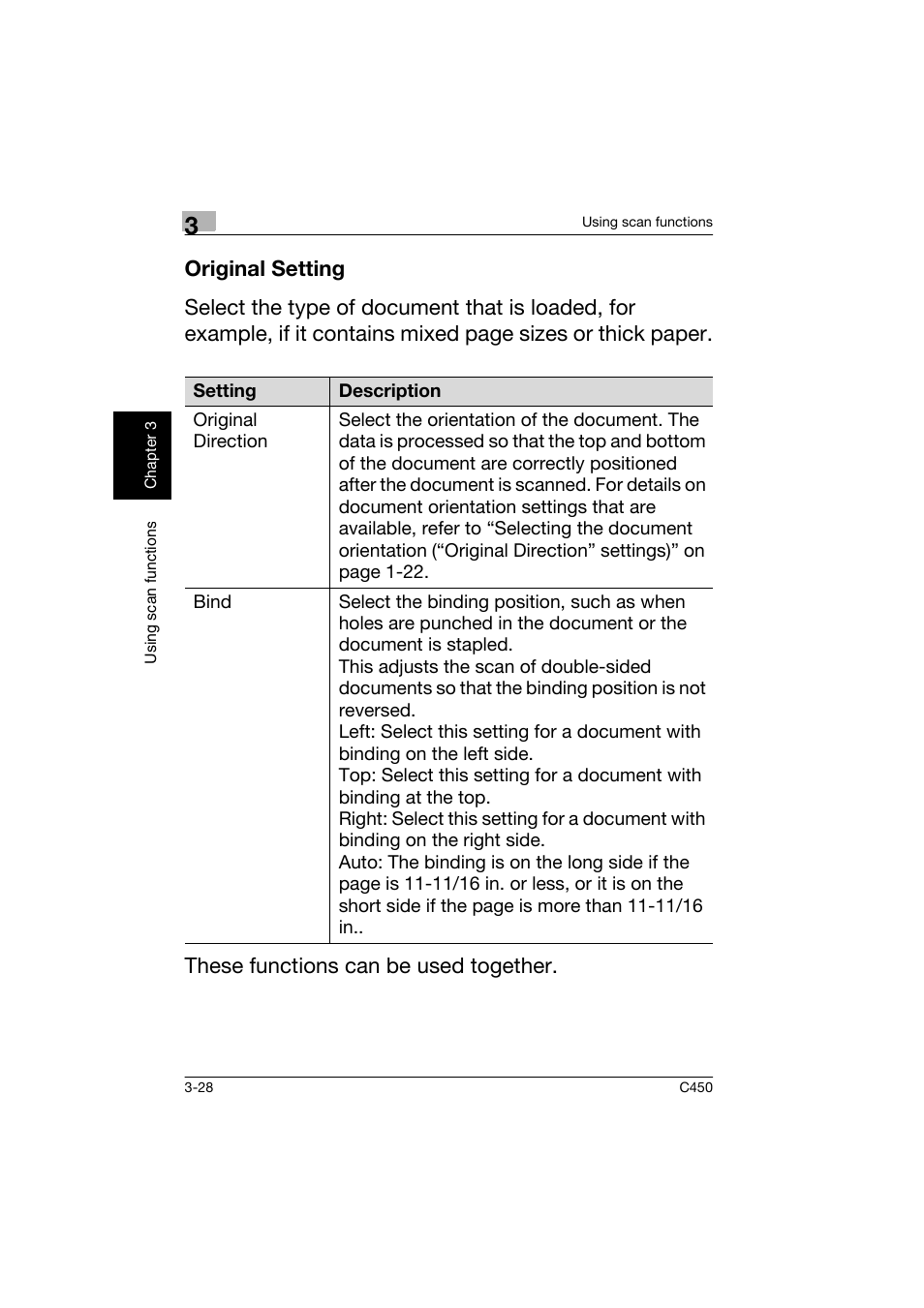 Original setting, Original setting -28 | Konica Minolta BIZHUB C450 User Manual | Page 111 / 158