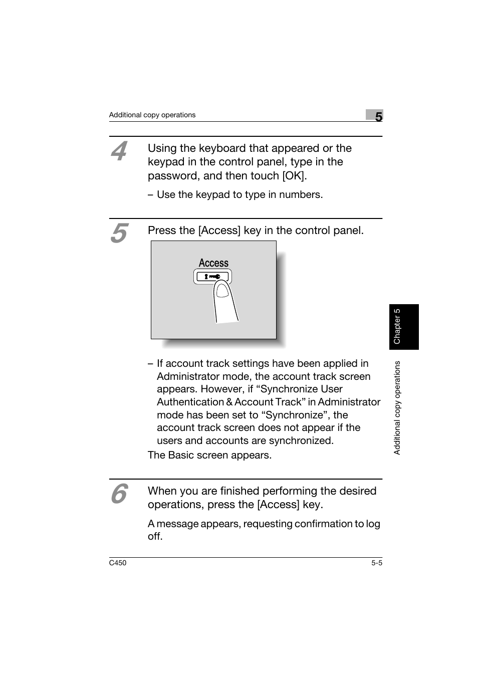 Konica Minolta BIZHUB C450 User Manual | Page 146 / 158