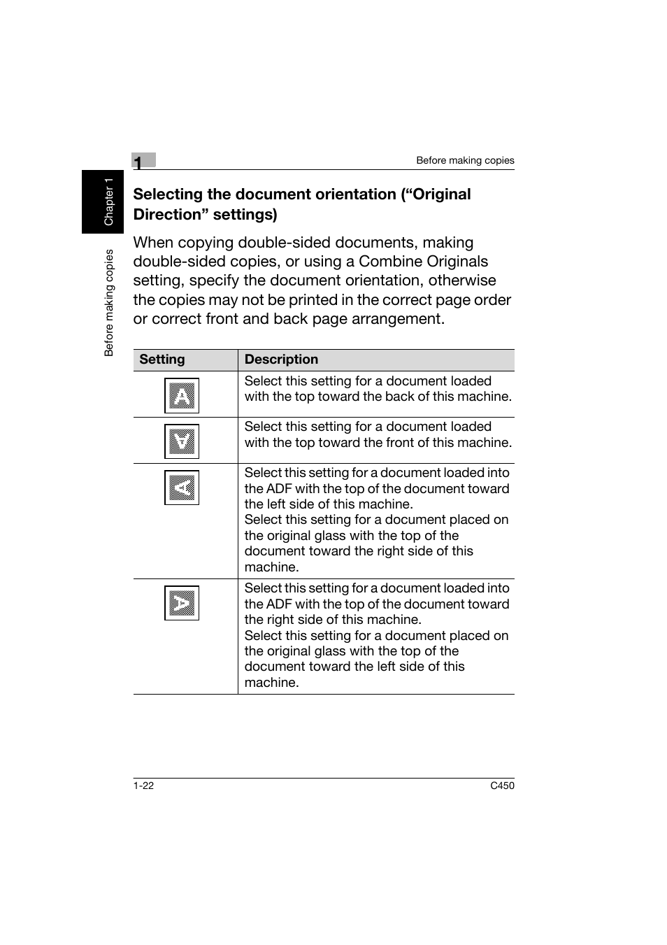 Konica Minolta BIZHUB C450 User Manual | Page 31 / 158