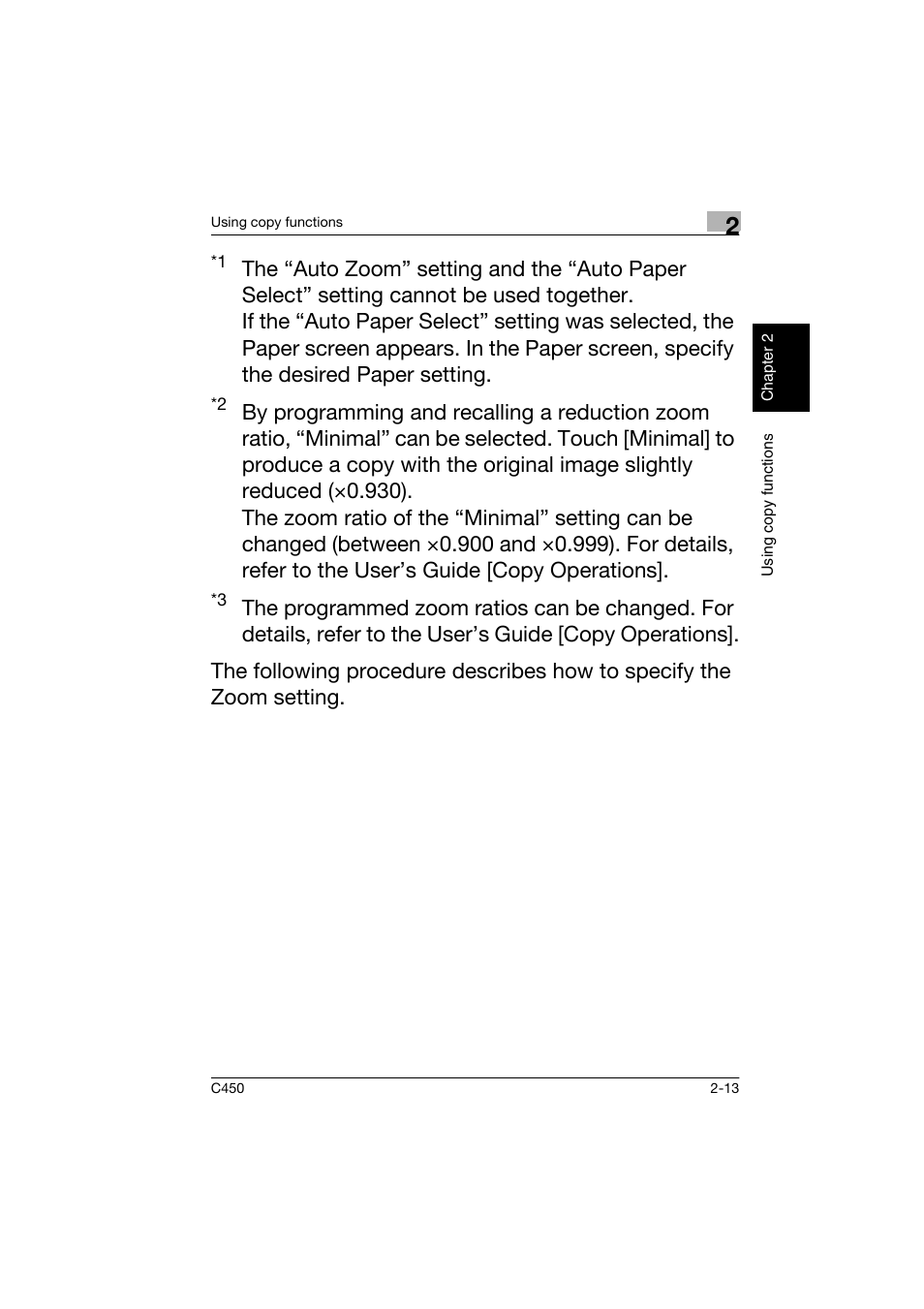 Konica Minolta BIZHUB C450 User Manual | Page 48 / 158