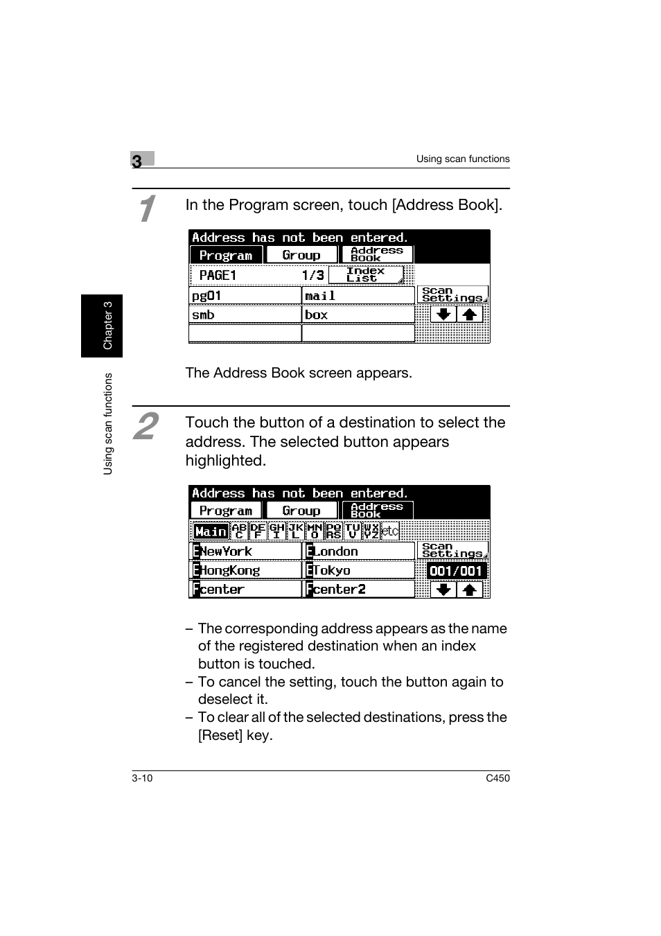 Konica Minolta BIZHUB C450 User Manual | Page 93 / 158