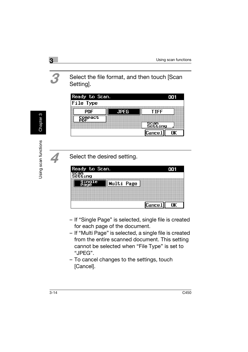 Konica Minolta BIZHUB C450 User Manual | Page 97 / 158